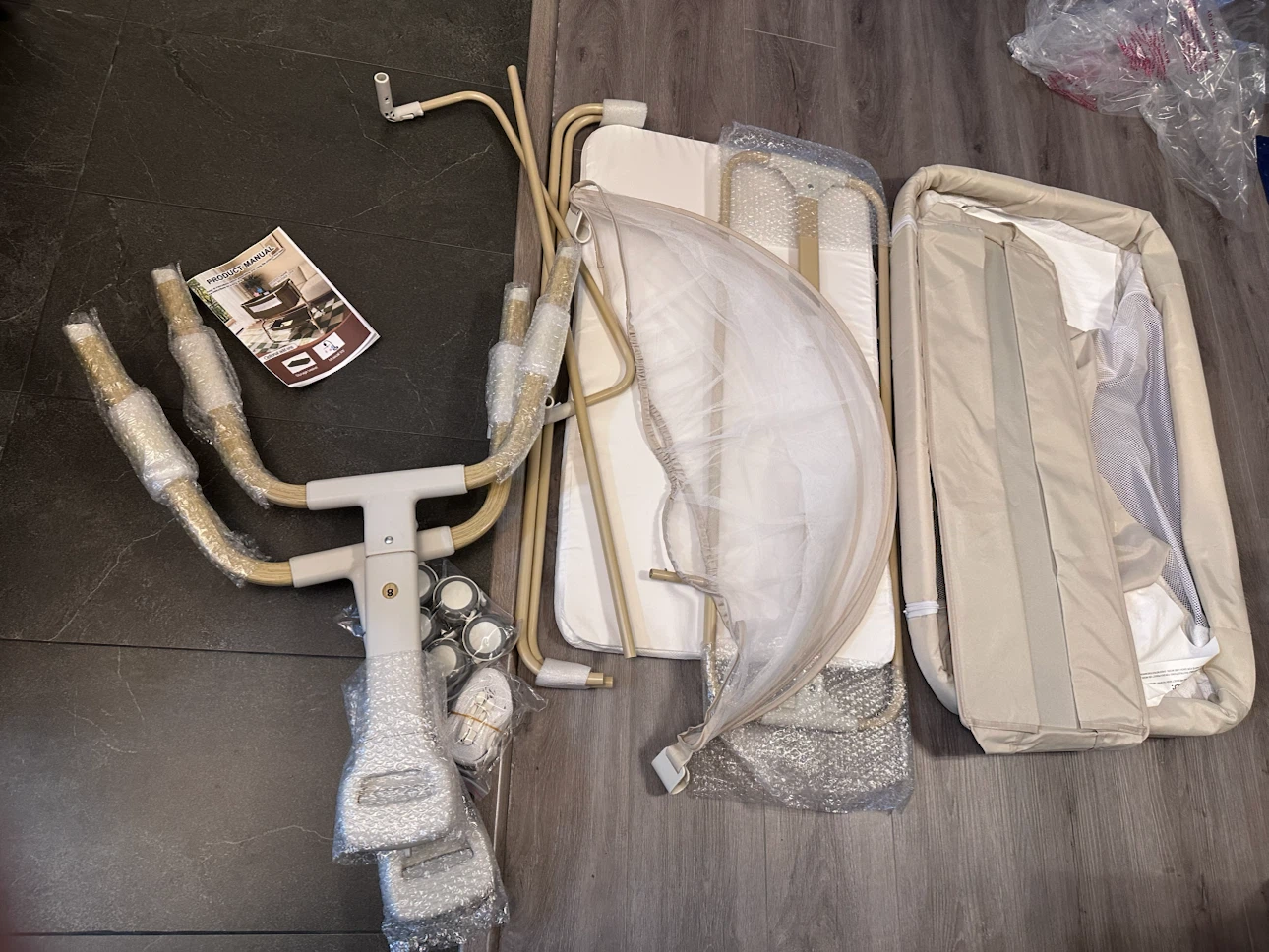 Brand NEW - Baby Bedside Bassinet with Mosquito Net - photo 4