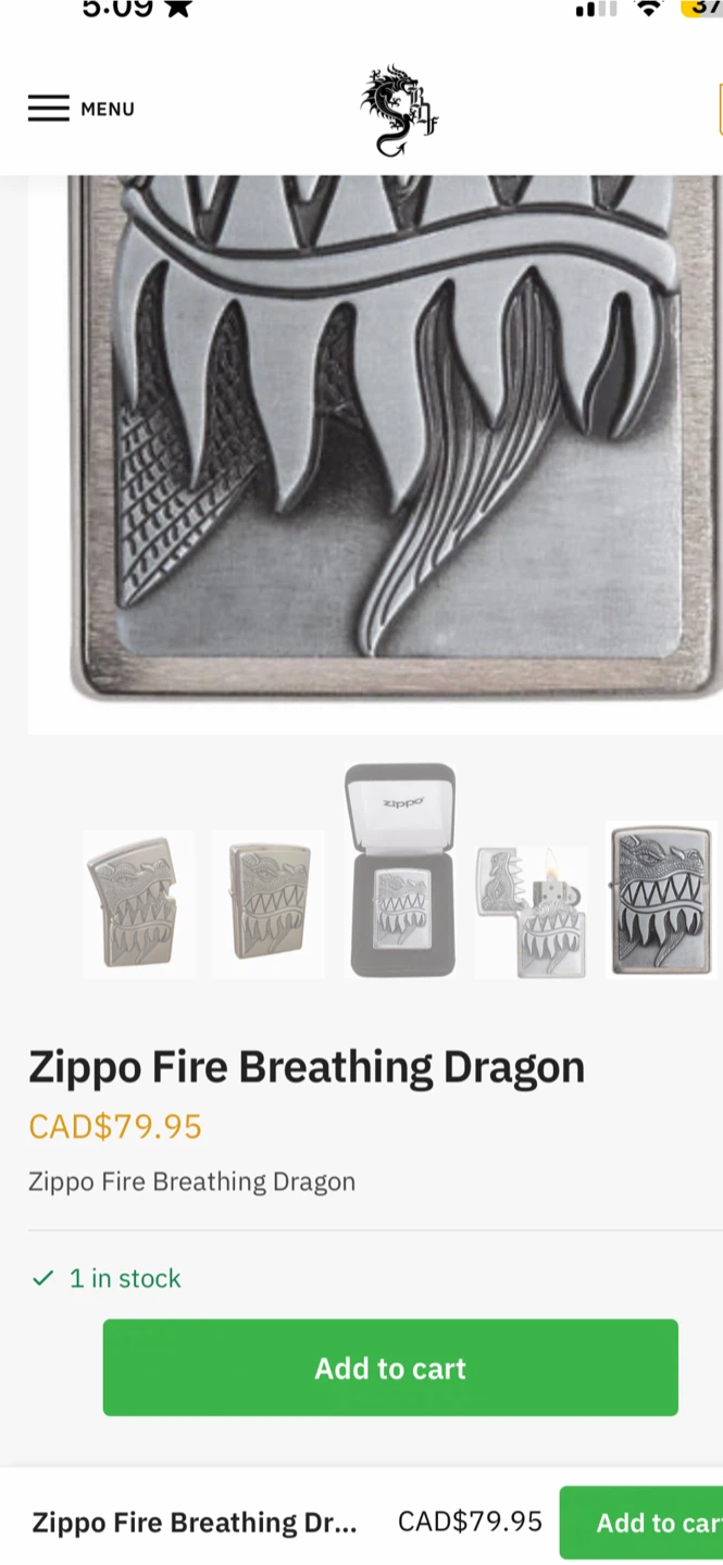 Zippo Dragon Lighter - photo 4