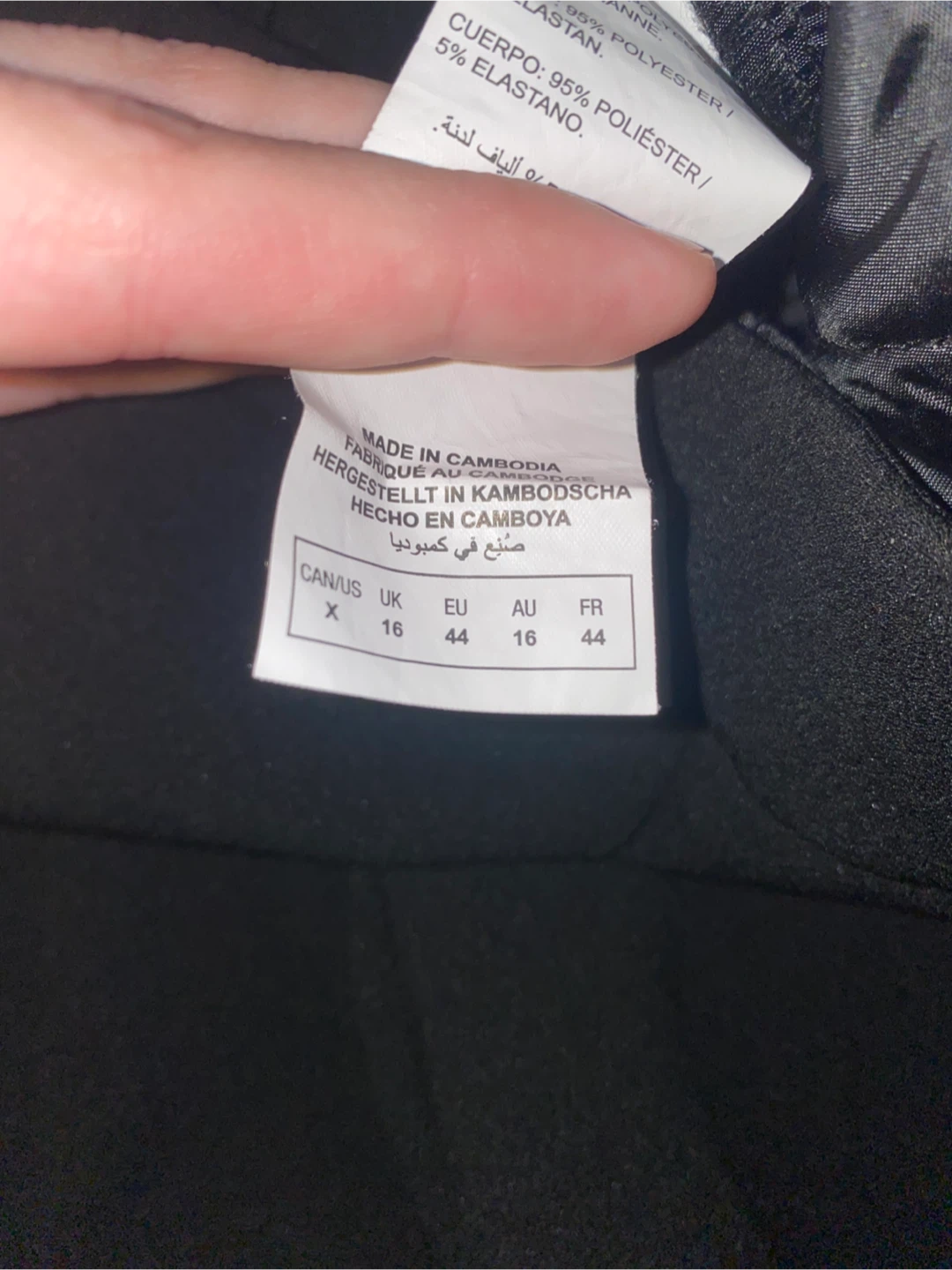 In Every Story Black Trousers Size X - photo 3