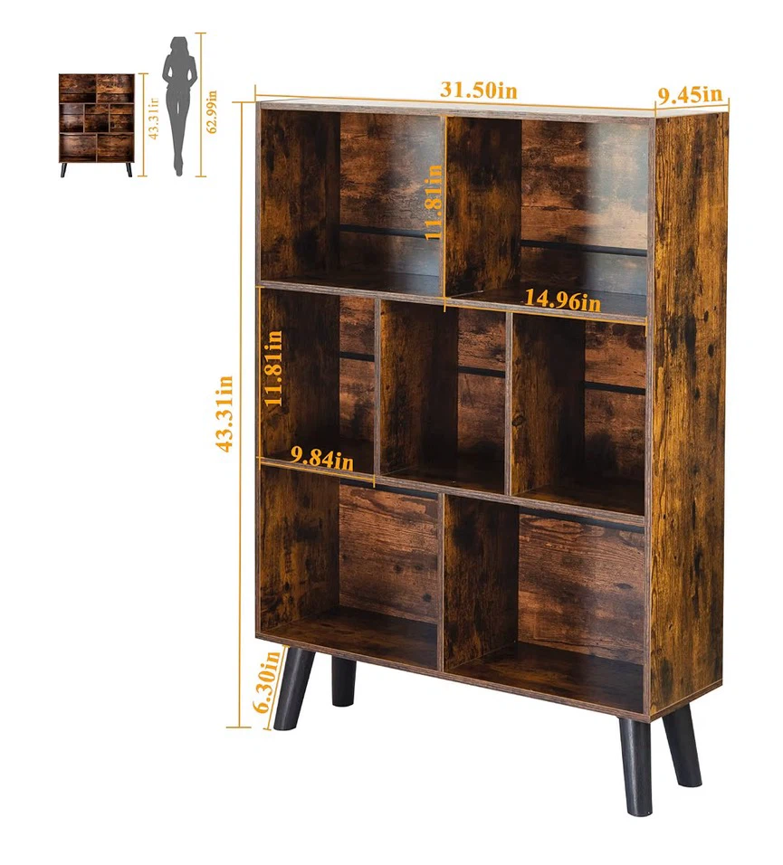Rustic Wood Storage Shelf - photo 2