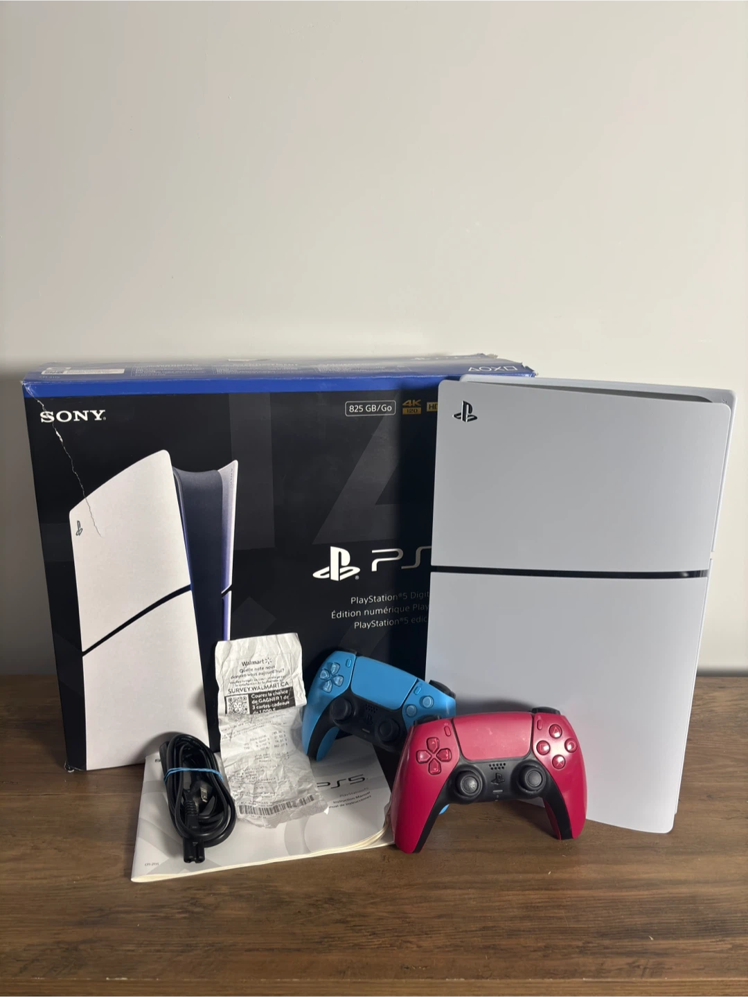 PS5 Slim Digital Edition 825GB + 2 Controllers - Be Quick!