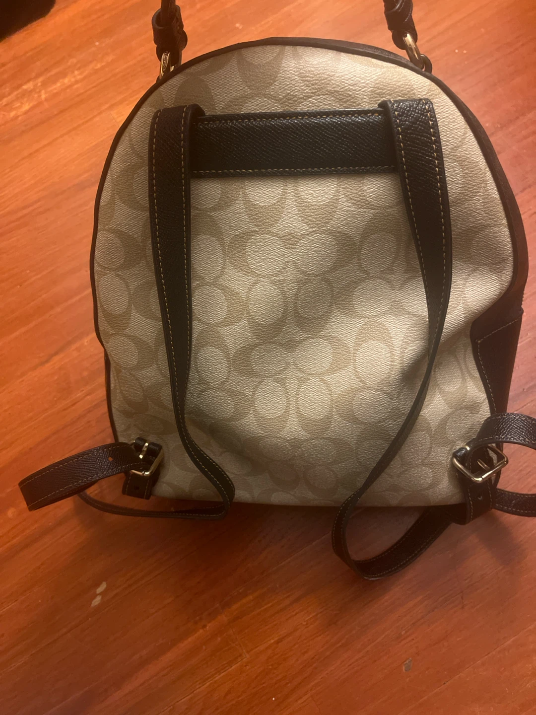 Coach Signature Canvas Backpack - photo 2
