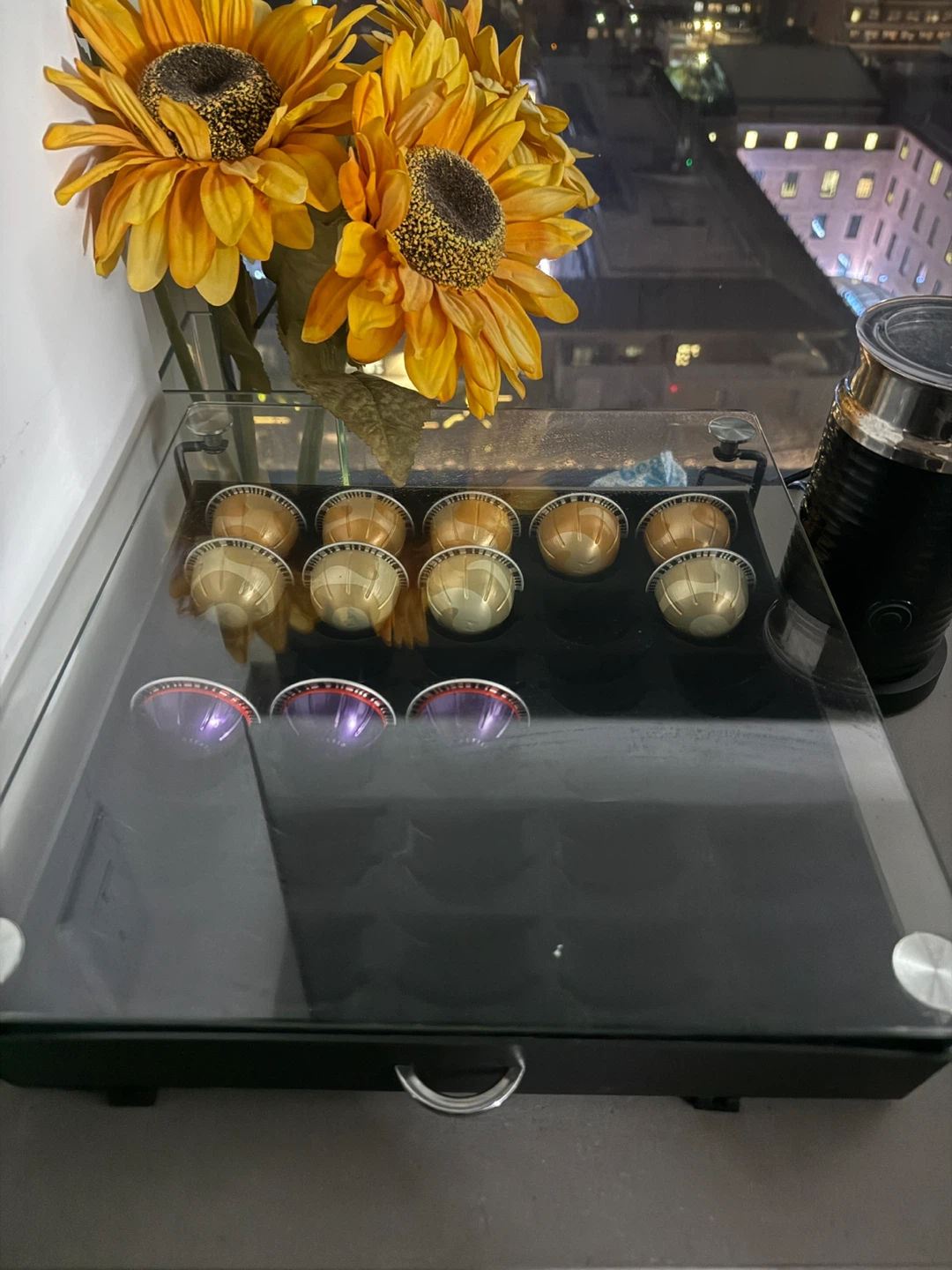 Nespresso Aeroccino Milk Frother and Pod Organizer
