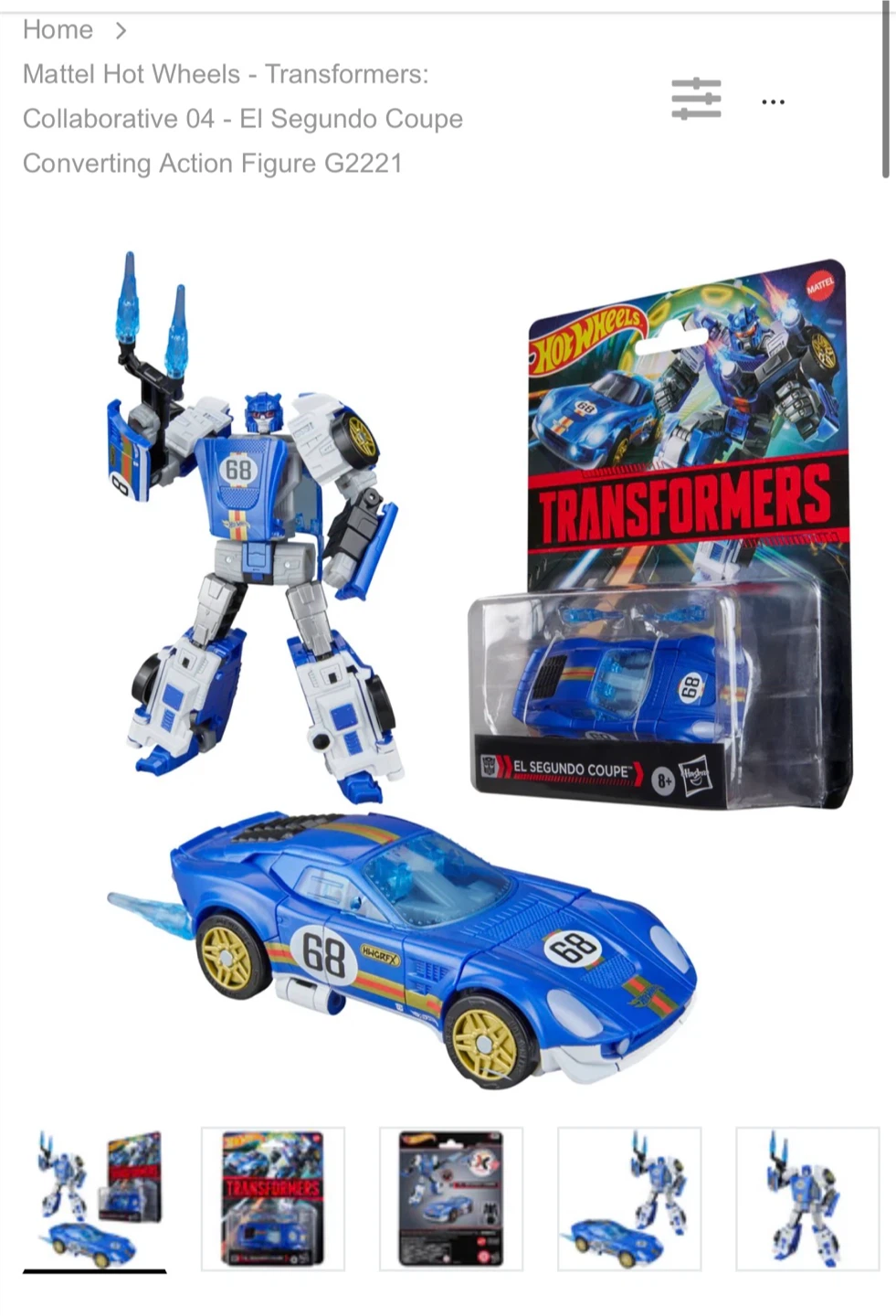 Mattel Hot Wheels - Transformers 04 - El Segundo Coupe - photo 3