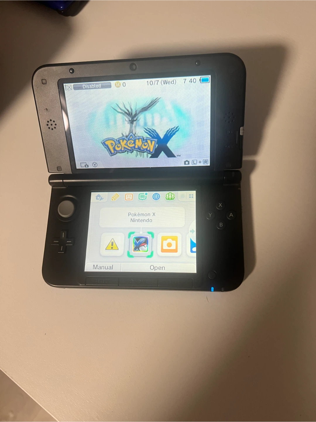 Nintendo 3DS XL Blue - photo 3