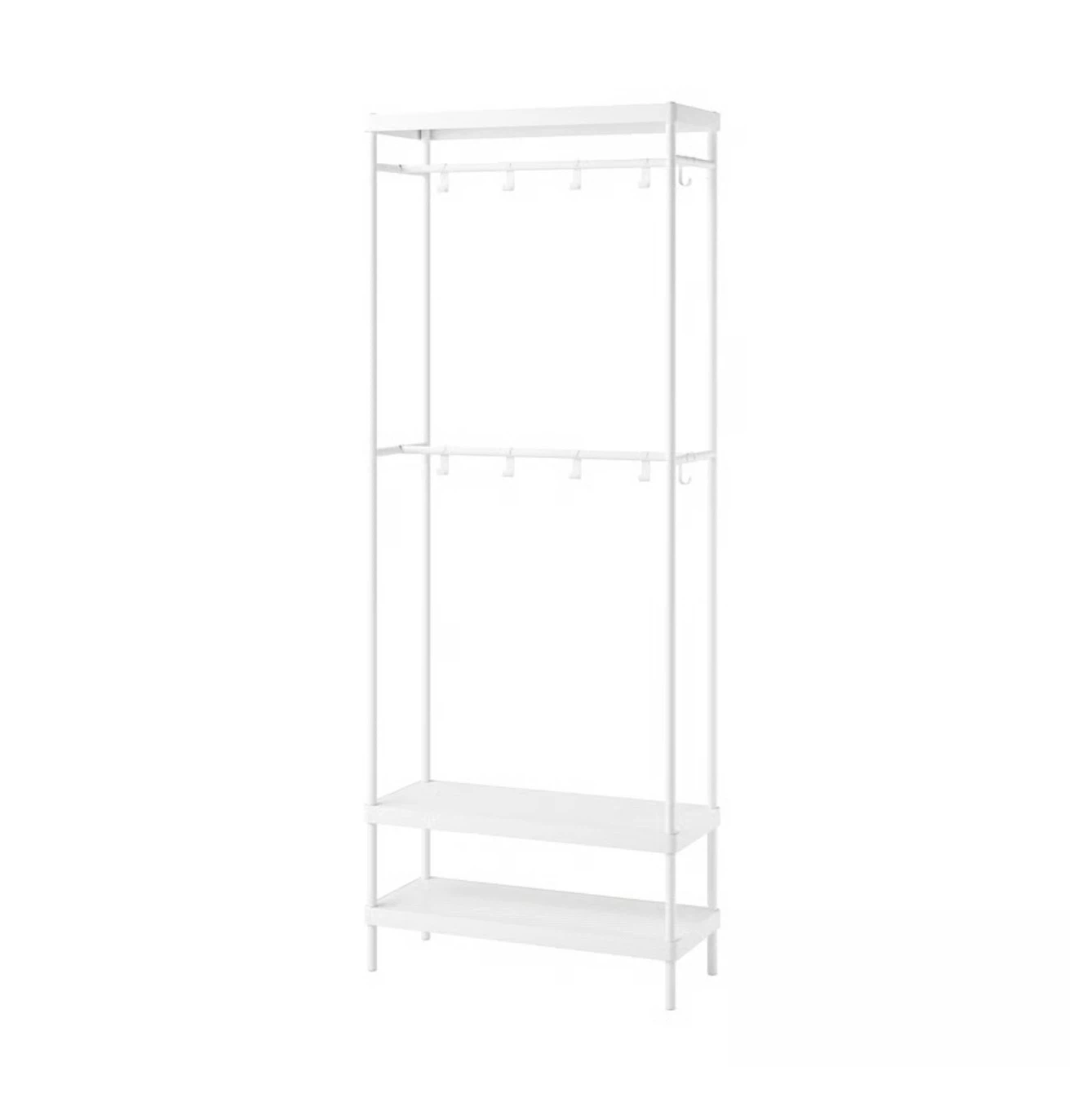 IKEA PINNIG Coat Rack with Shoe Storage