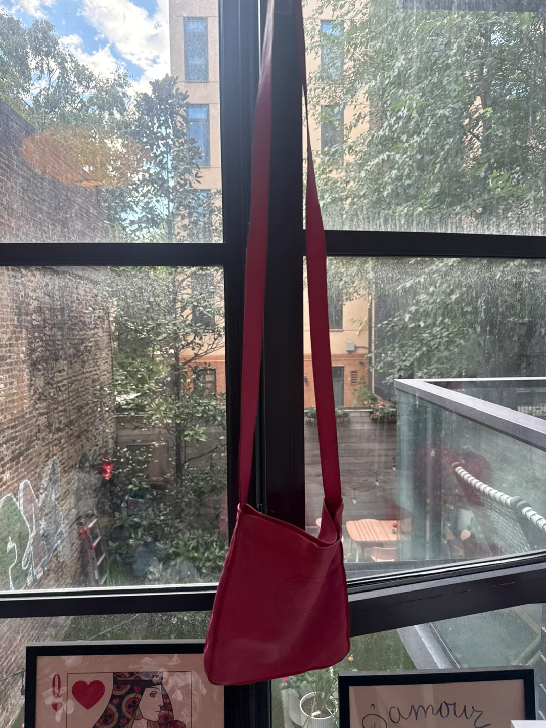 Pink Hermès Evelyne TPM Crossbody Bag