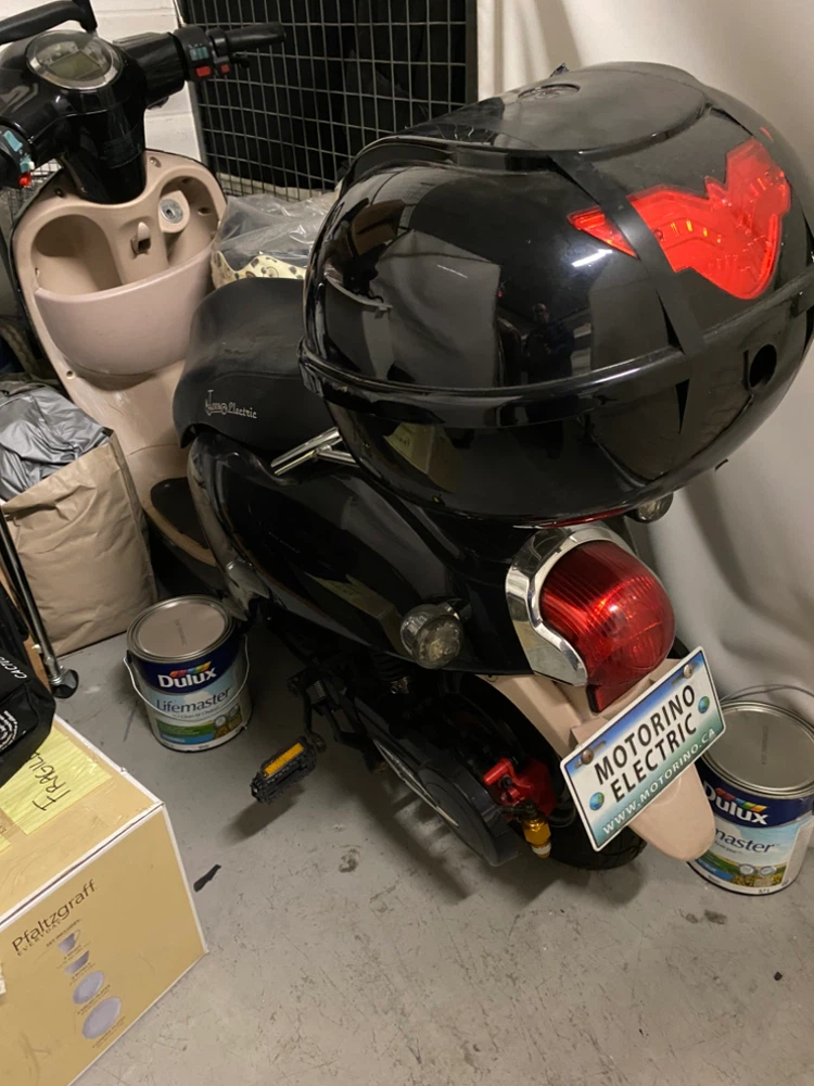 Motorino Electric Scooter 🛵 with Rear Cargo Box - photo 4
