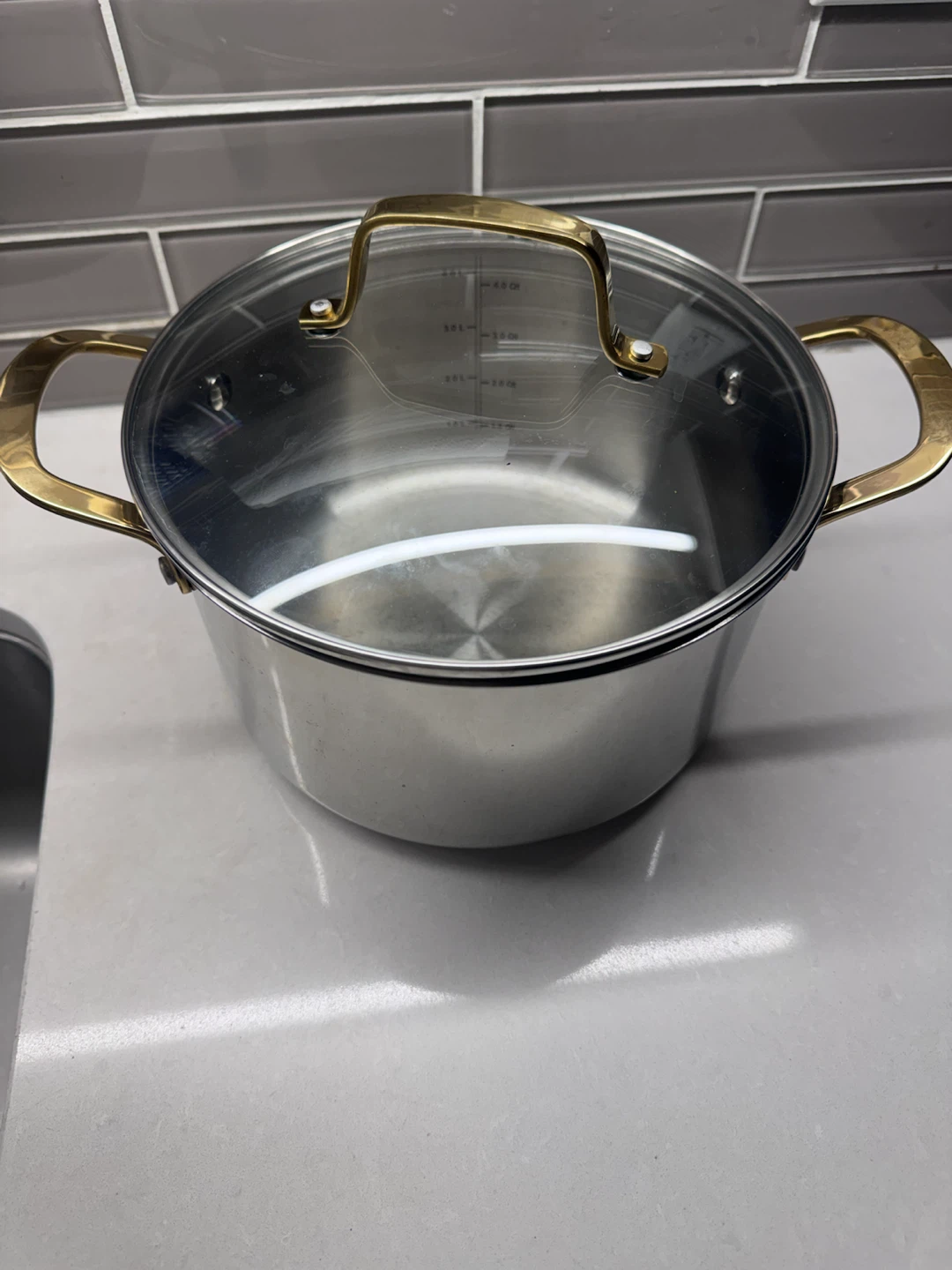 Martha Stewart 5QT Stainless Steel Pot