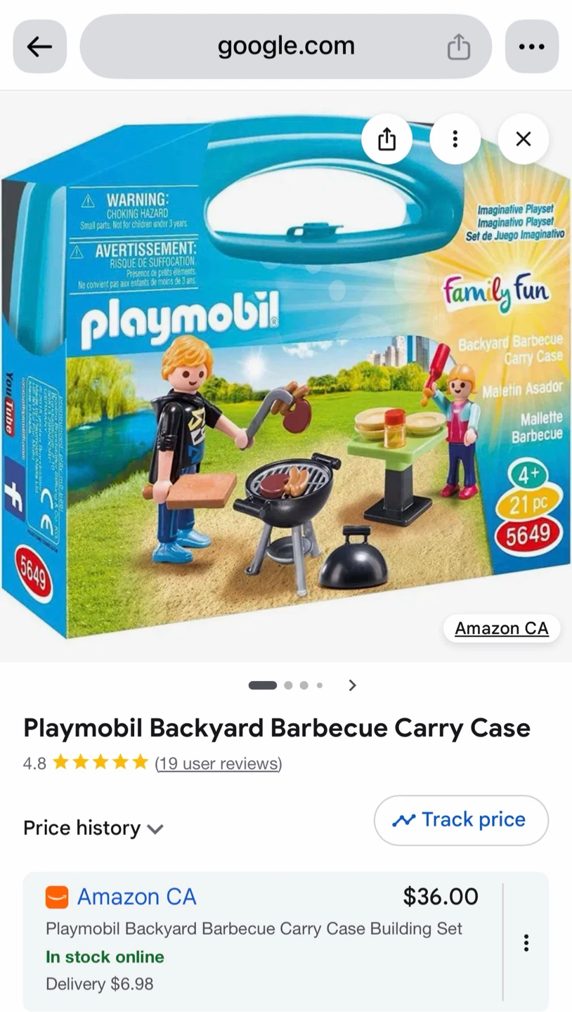 Playmobil Backyard Barbecue Carry Case 5649 - photo 3