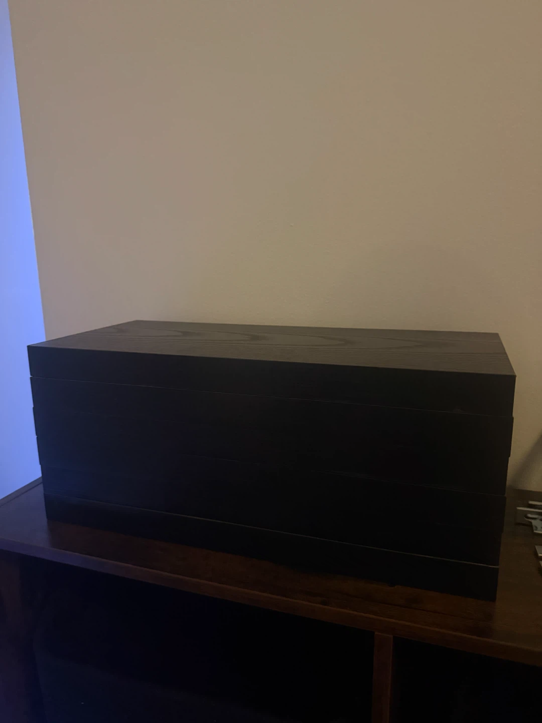 Set of 6 Black Floating Wall Shelves - photo 3