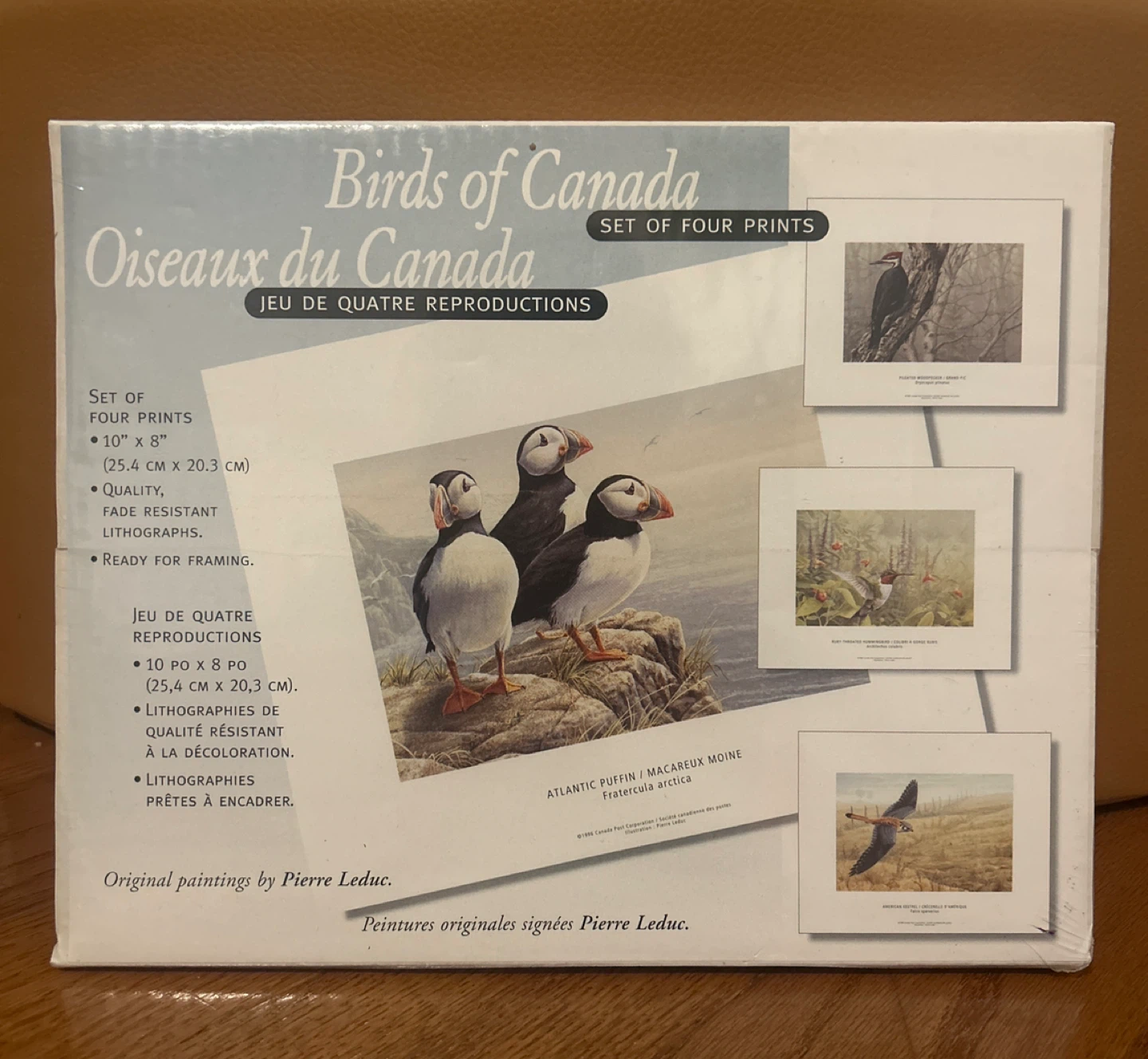 Birds of Canada Set of Four Prints by Pierre Leduc