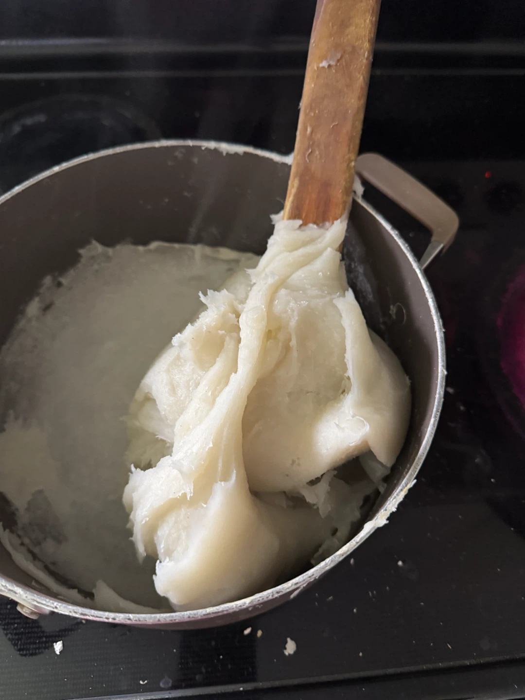 Starch based cooking dough