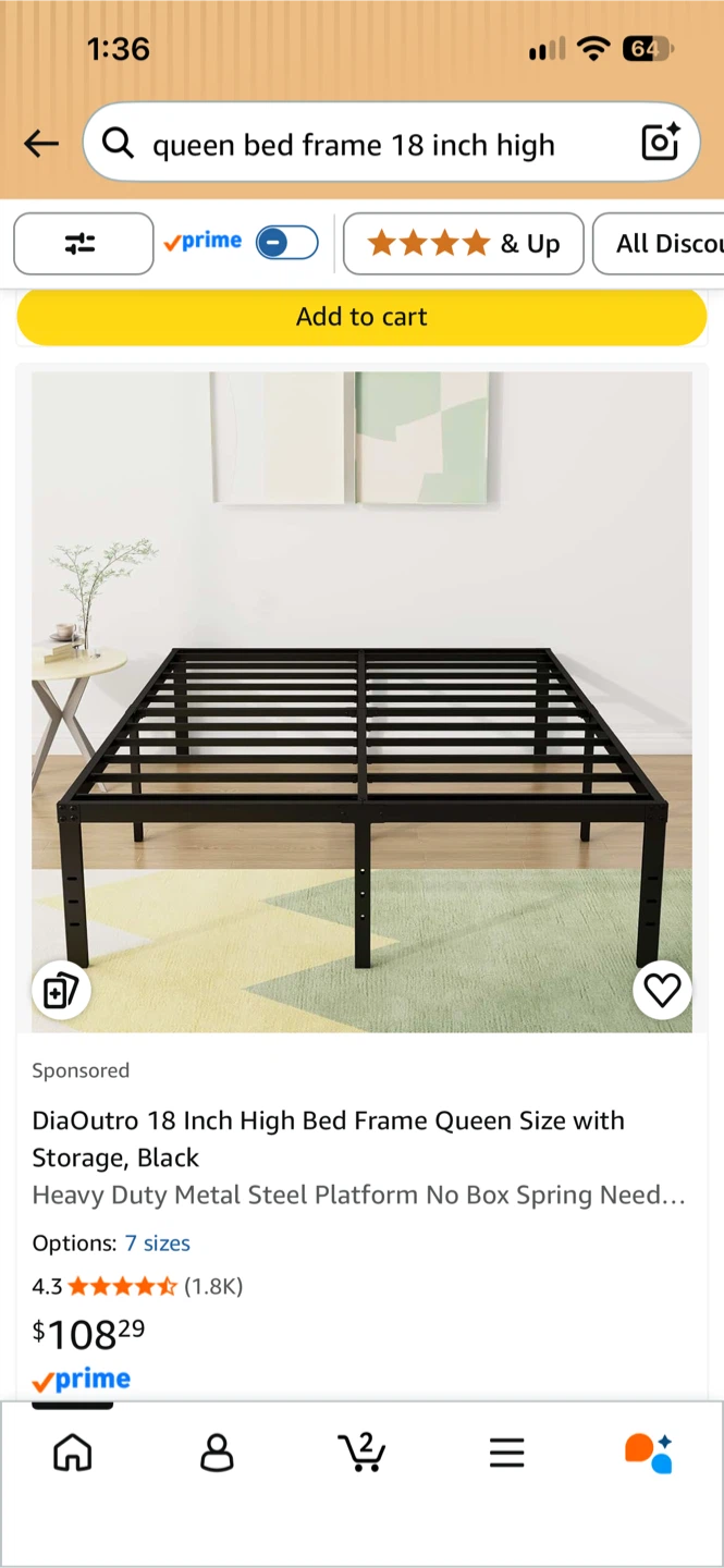 Queen bed