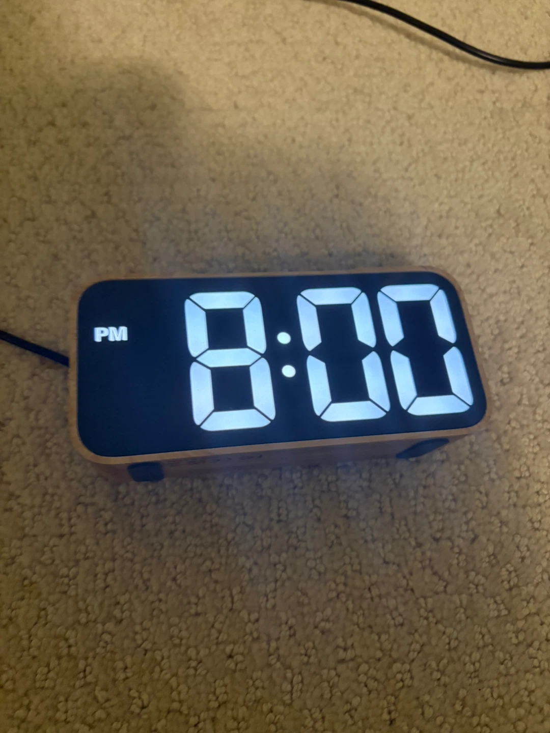 Digital alarm clock