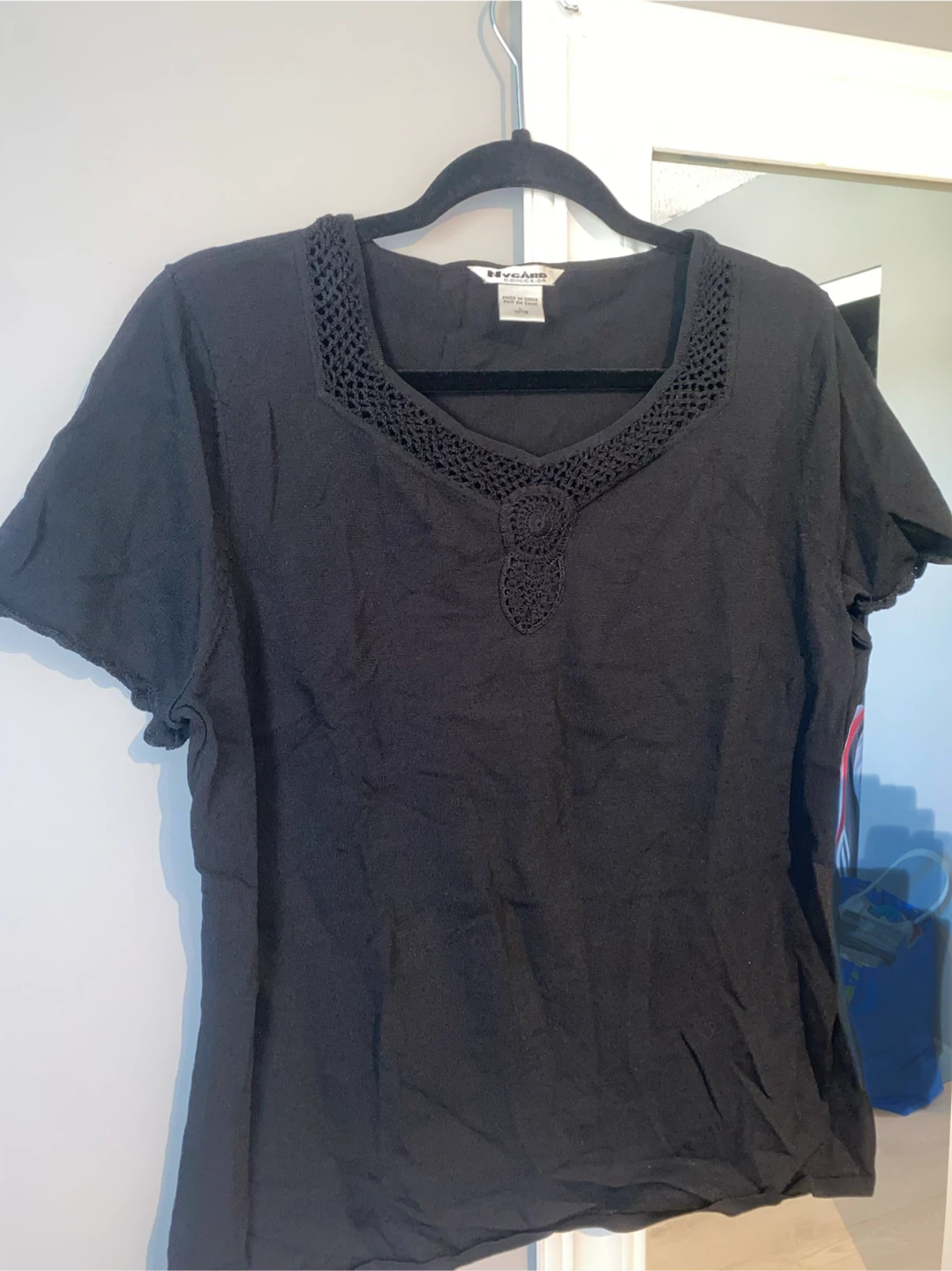 Nygard Collection Black Short Sleeve Top - photo 2