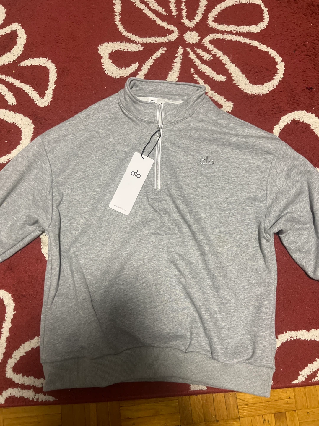 Grey Alo Quarter zip