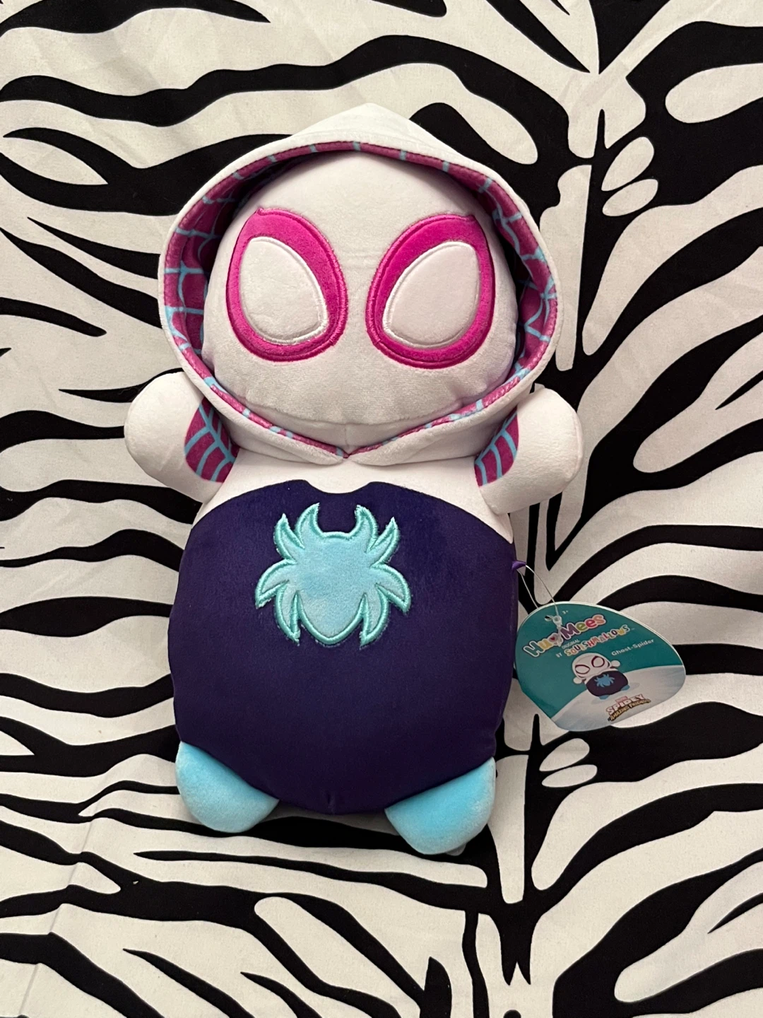 🕷️ Ghost-Spider HugMees Squishmallows x Marvel plush Toy 🕷️