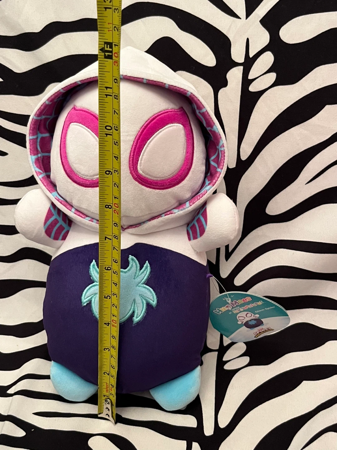 🕷️ Ghost-Spider HugMees Squishmallows x Marvel plush Toy 🕷️ - photo 4
