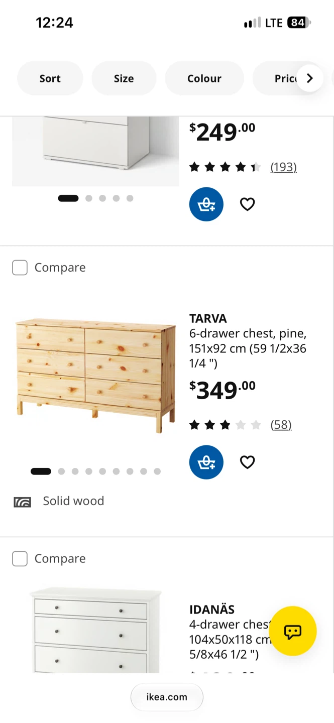 IKEA 6-drawer dresser in black - photo 4