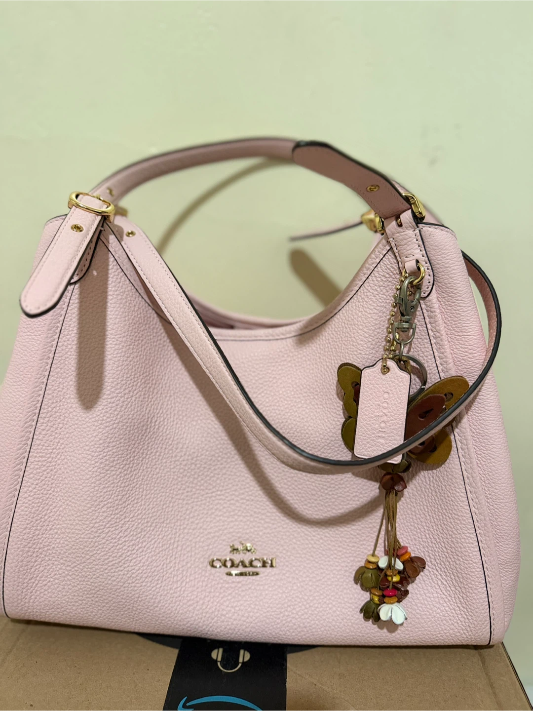 Coach Pink Leather Handbag