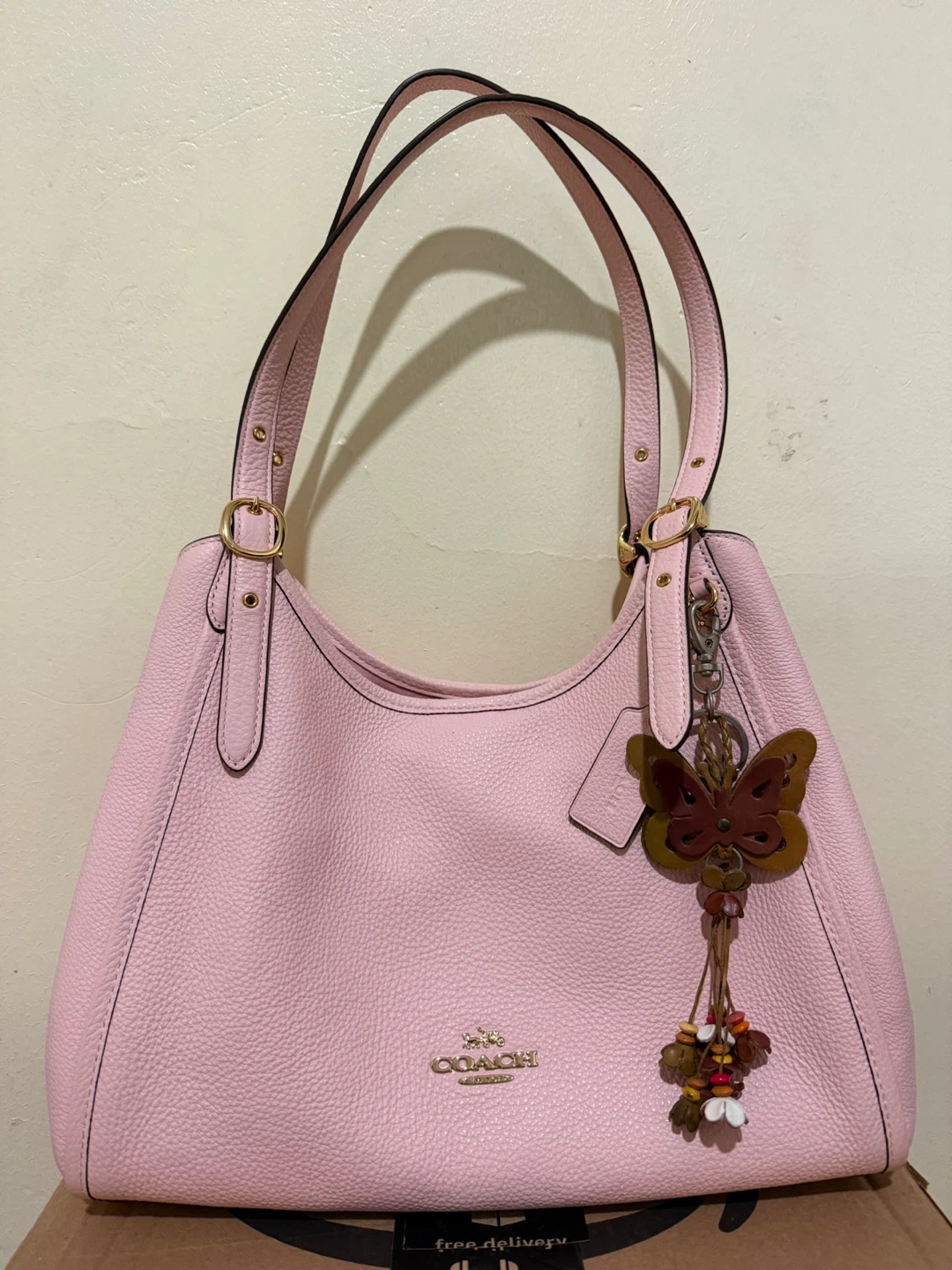 Coach Pink Leather Handbag - photo 4