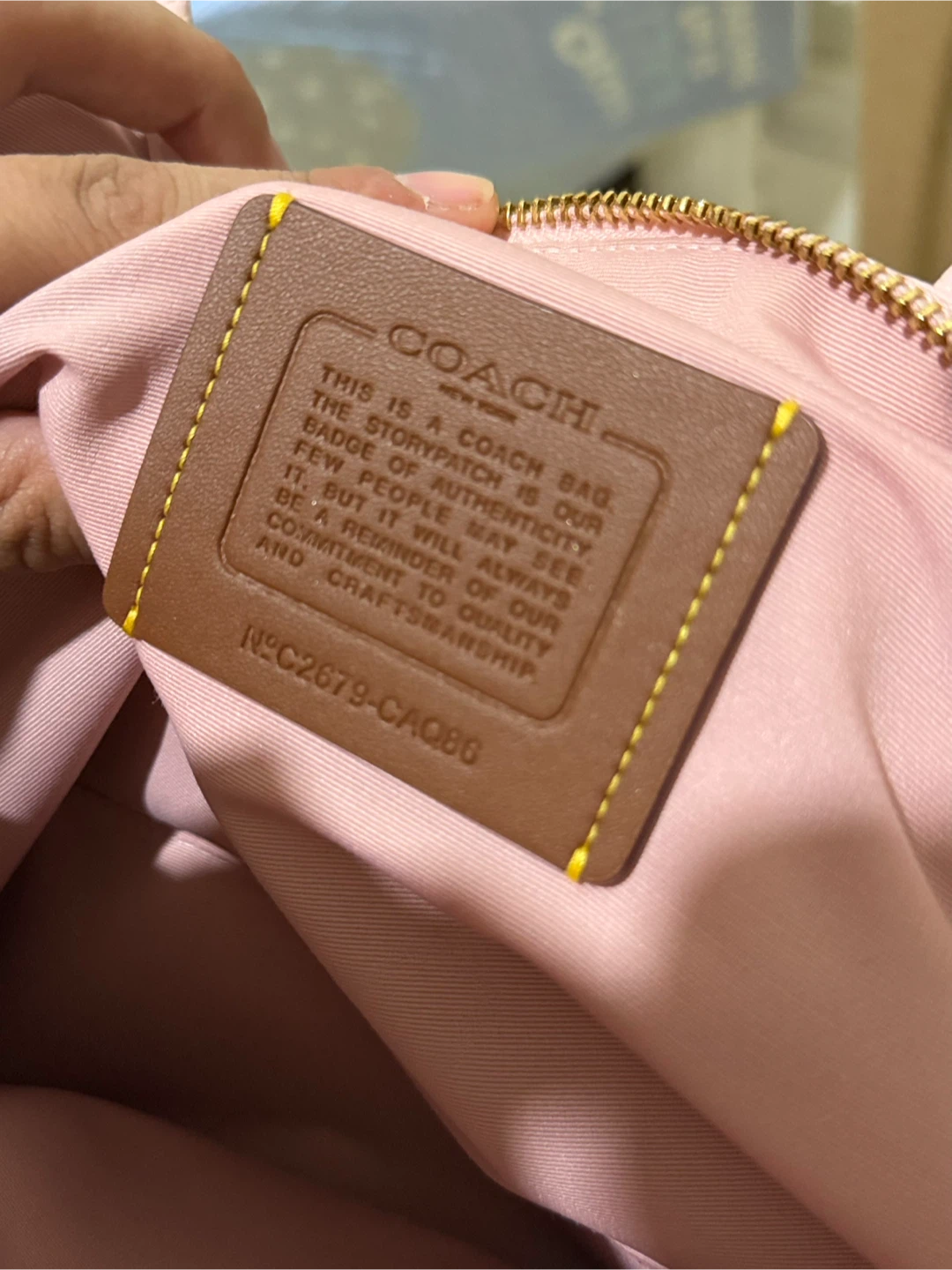 Coach Pink Leather Handbag - photo 5