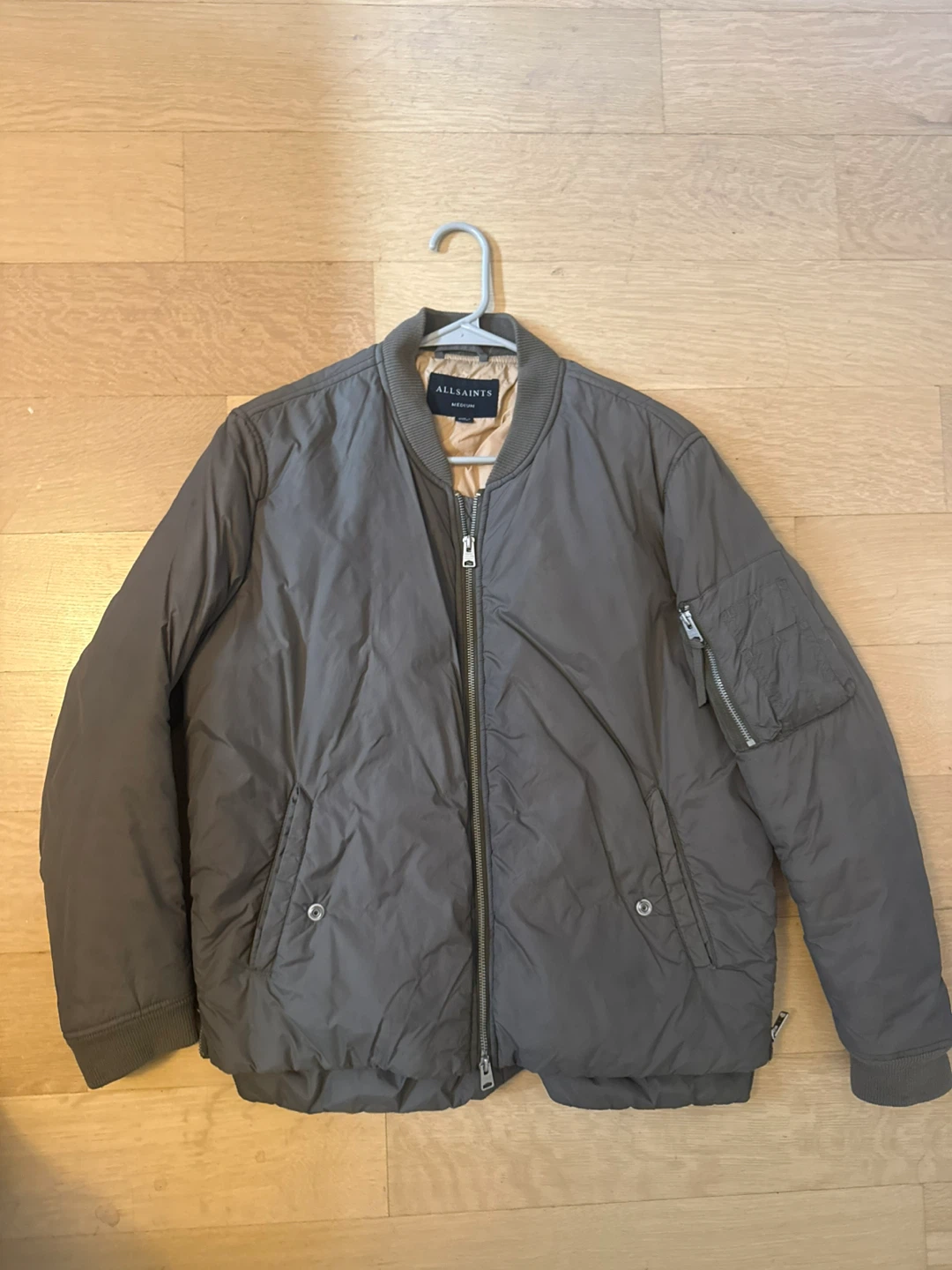 AllSaints Bomber Jacket Olive