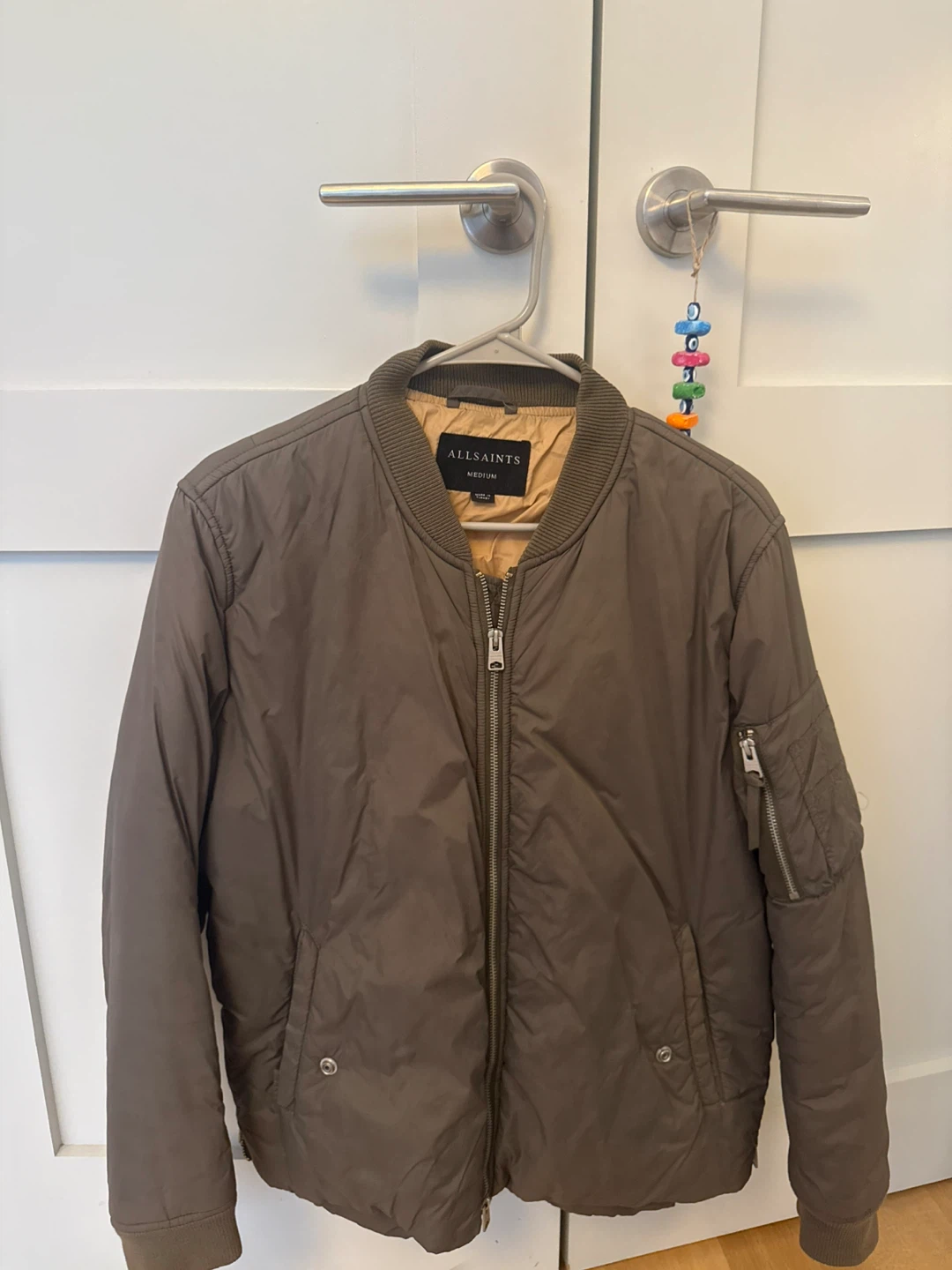 AllSaints Bomber Jacket Olive - photo 2