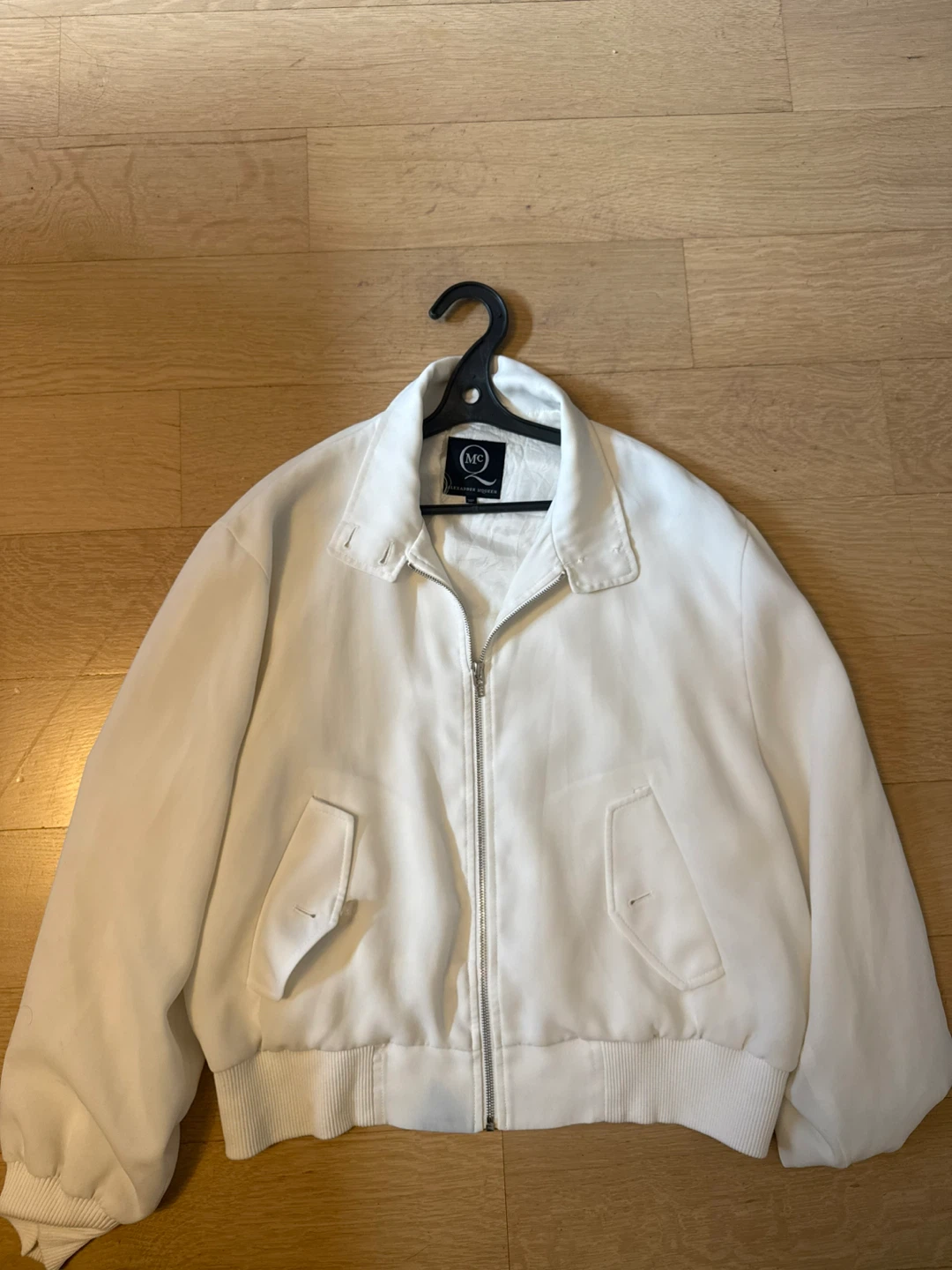 McQ Alexander McQueen White Bomber Jacket - photo 3