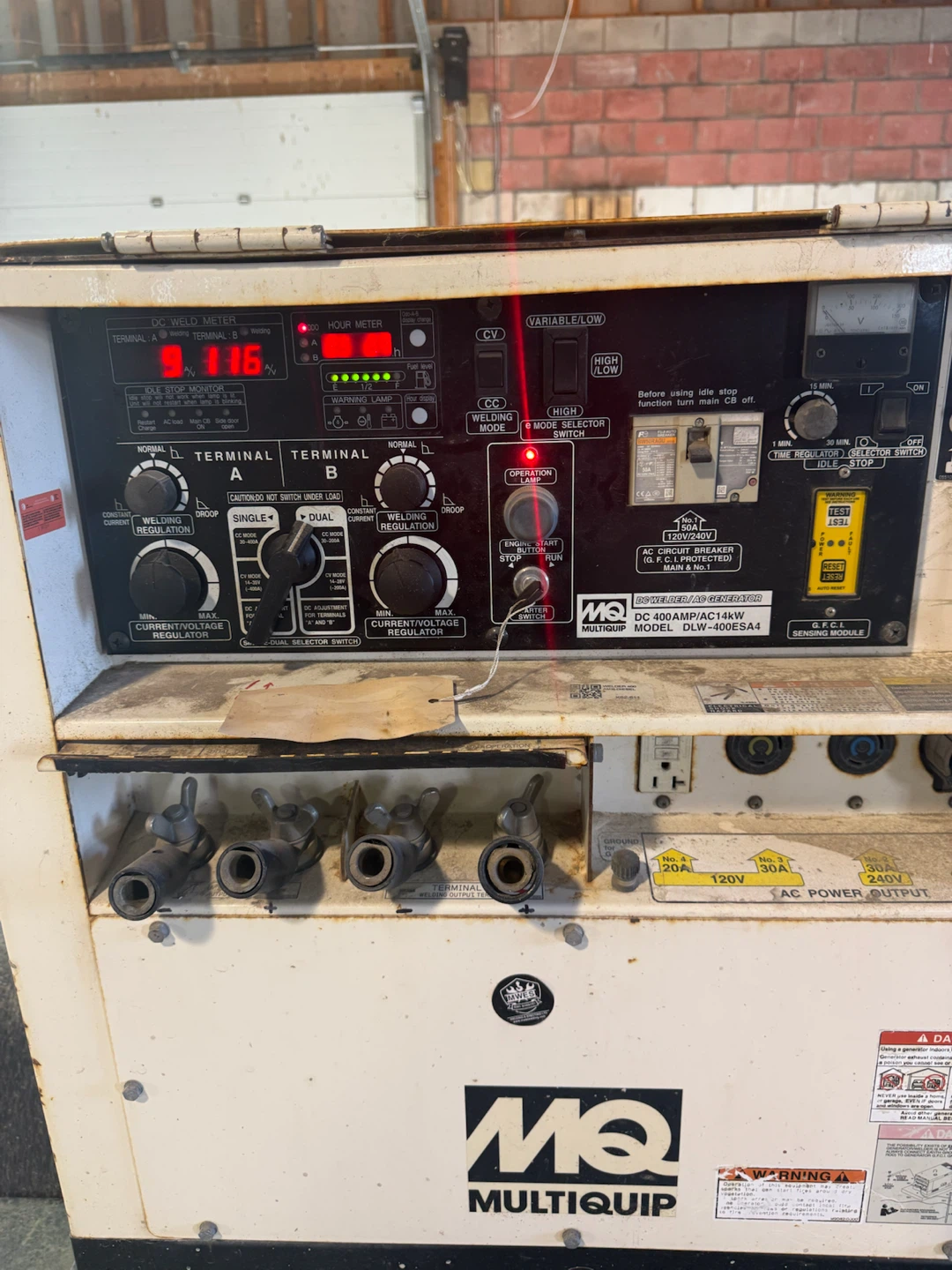 Multiquip DLW-400ESA4 Welder Generator on Trailer - photo 5
