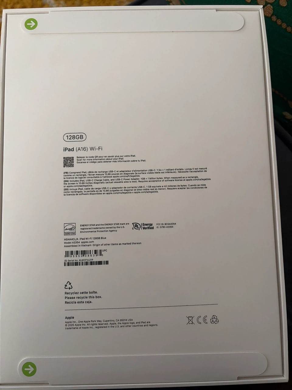 Apple iPad (A16) 128GB Wi-Fi Blue - photo 2