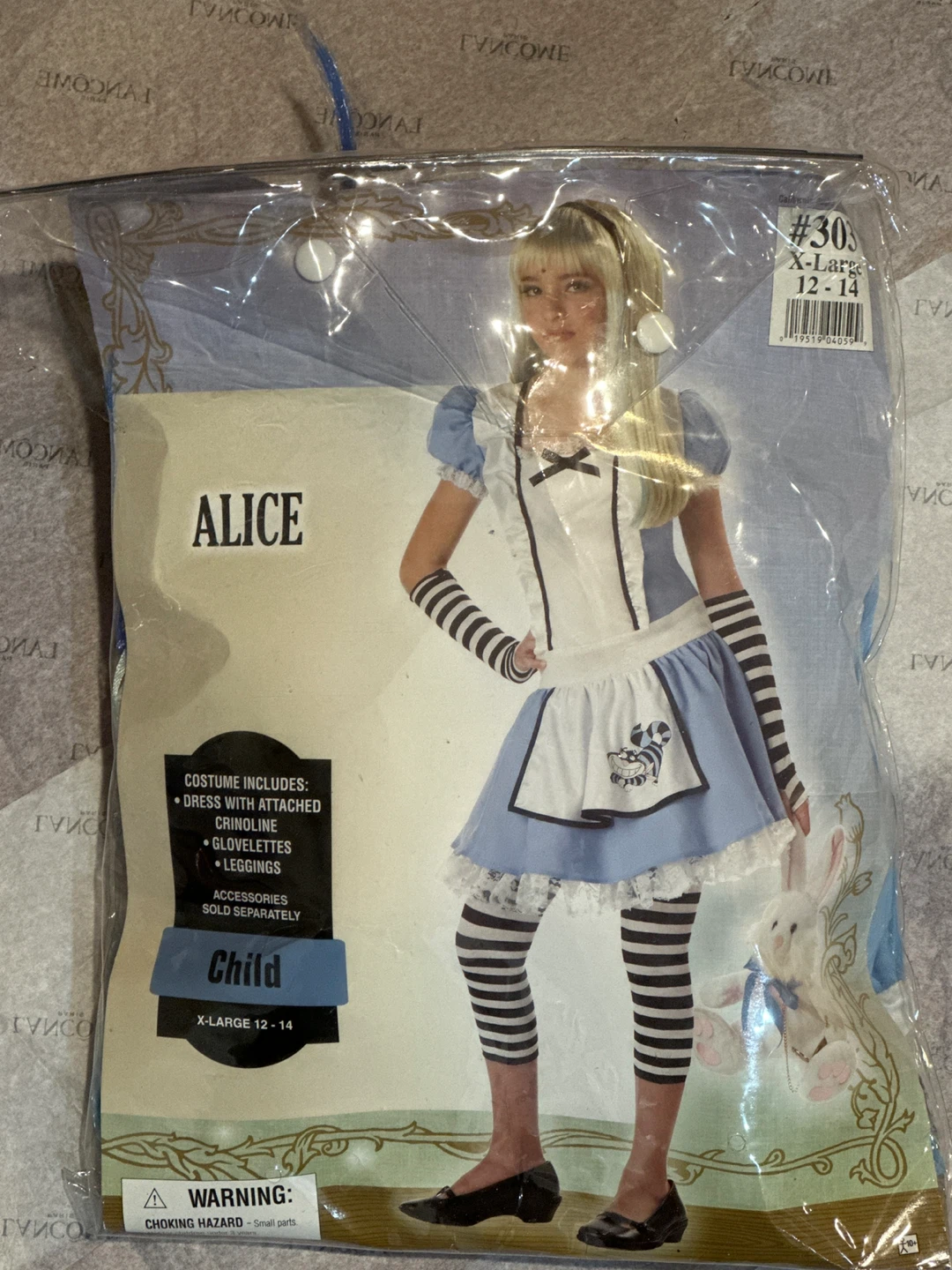 Alice in Wonderland Child Costume X-Large 12-14