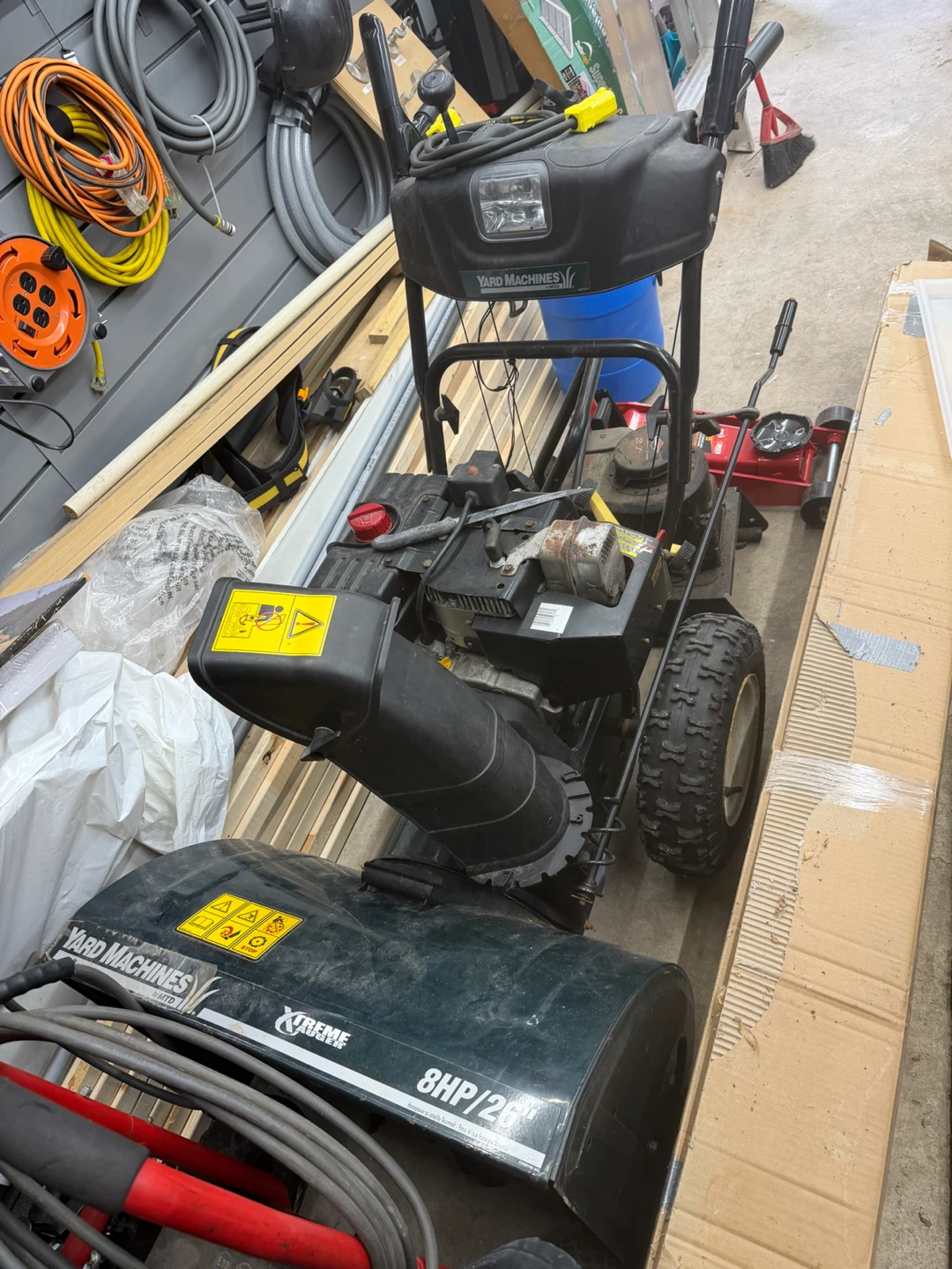 Yard Machines 8HP 26-inch Snowblower