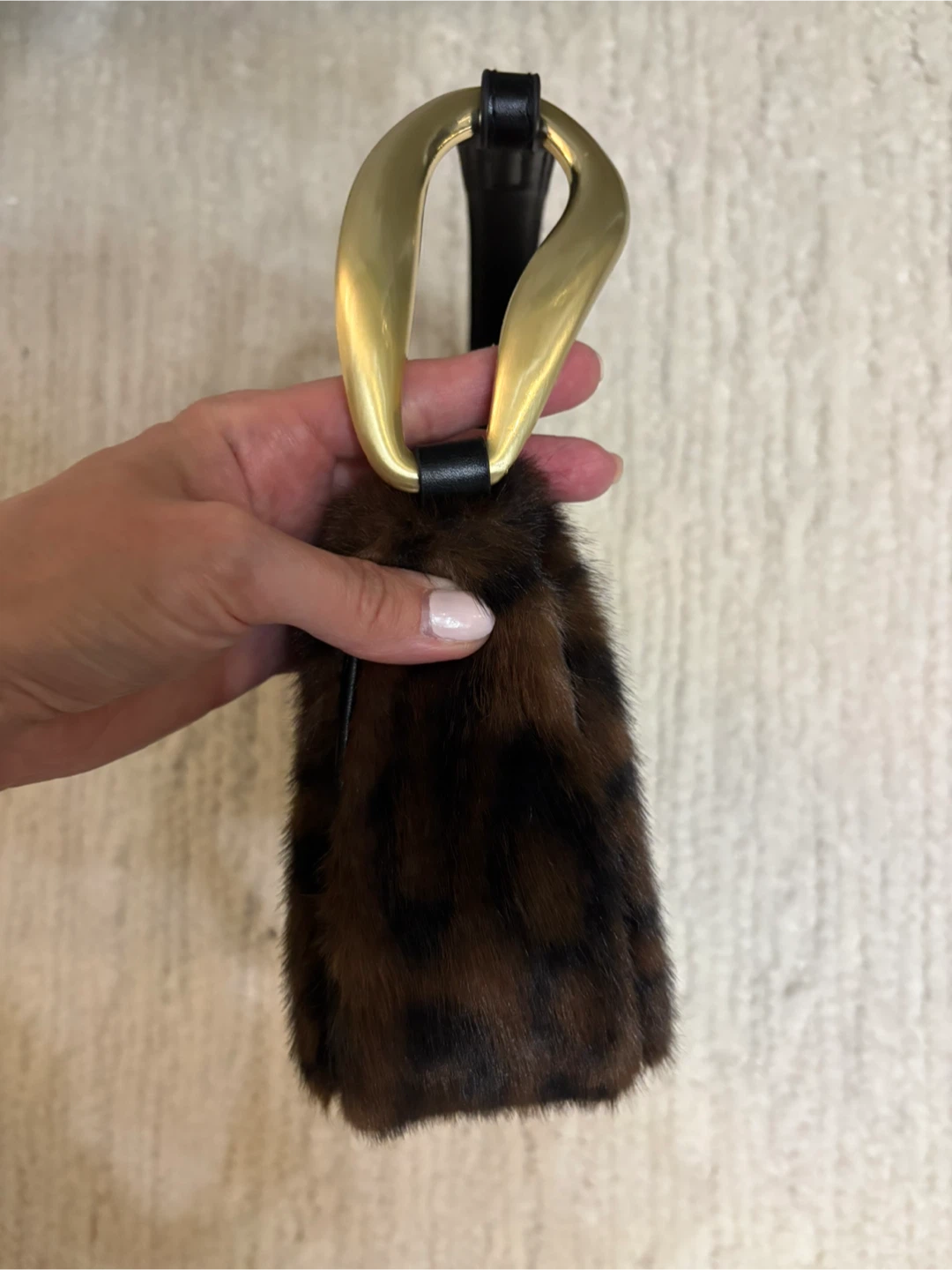 BCBG Generation Leopard Faux Fur Bag - photo 3