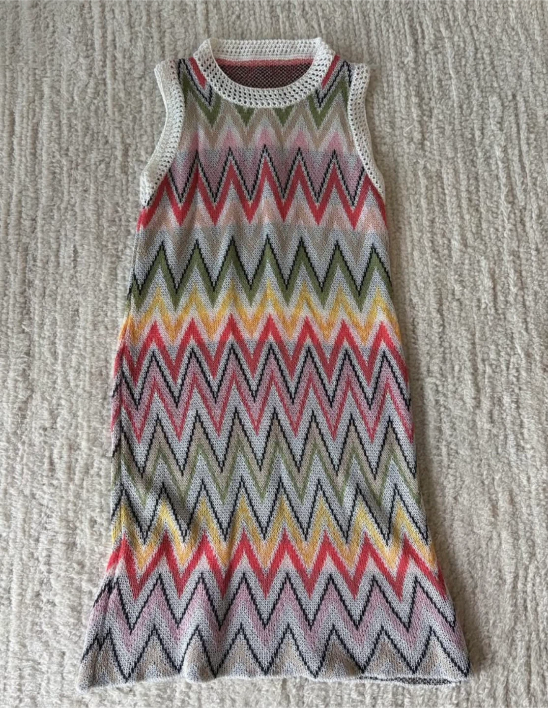 Missoni inspired Chevron Knit Sleeveless Dress - photo 2