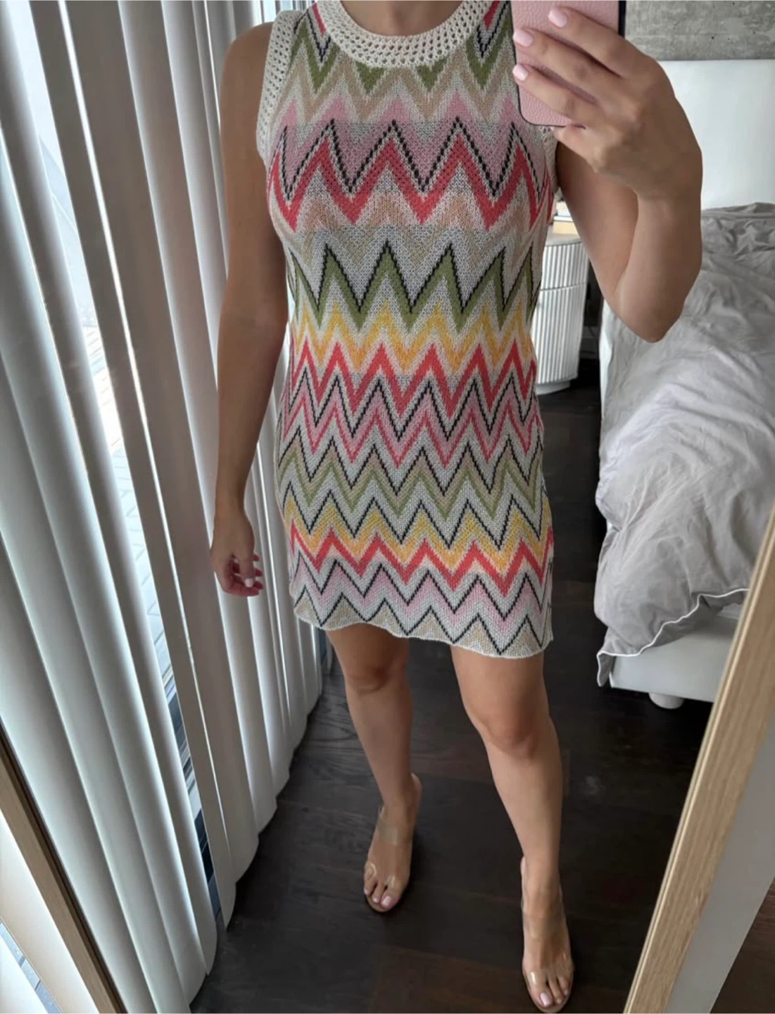 Missoni inspired Chevron Knit Sleeveless Dress - photo 3