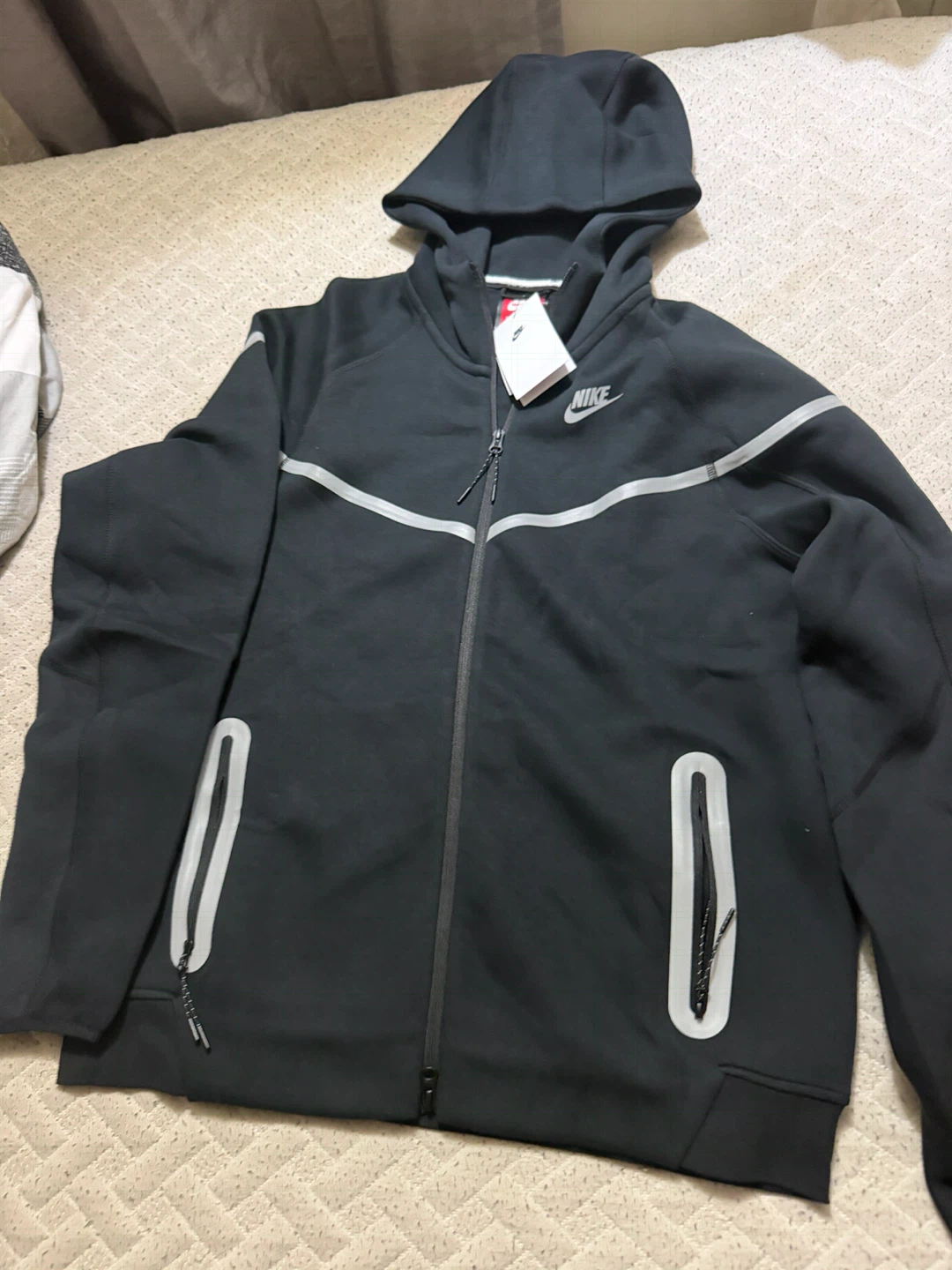 Nike Tech Fleece Full-Zip Hoodie Black XXL - photo 4
