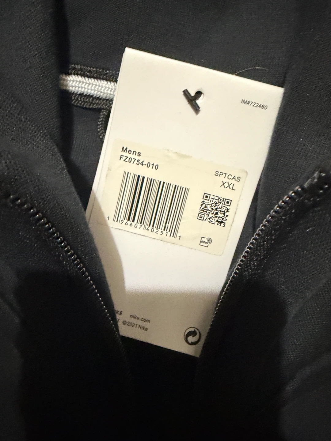 Nike Tech Fleece Full-Zip Hoodie Black XXL - photo 5