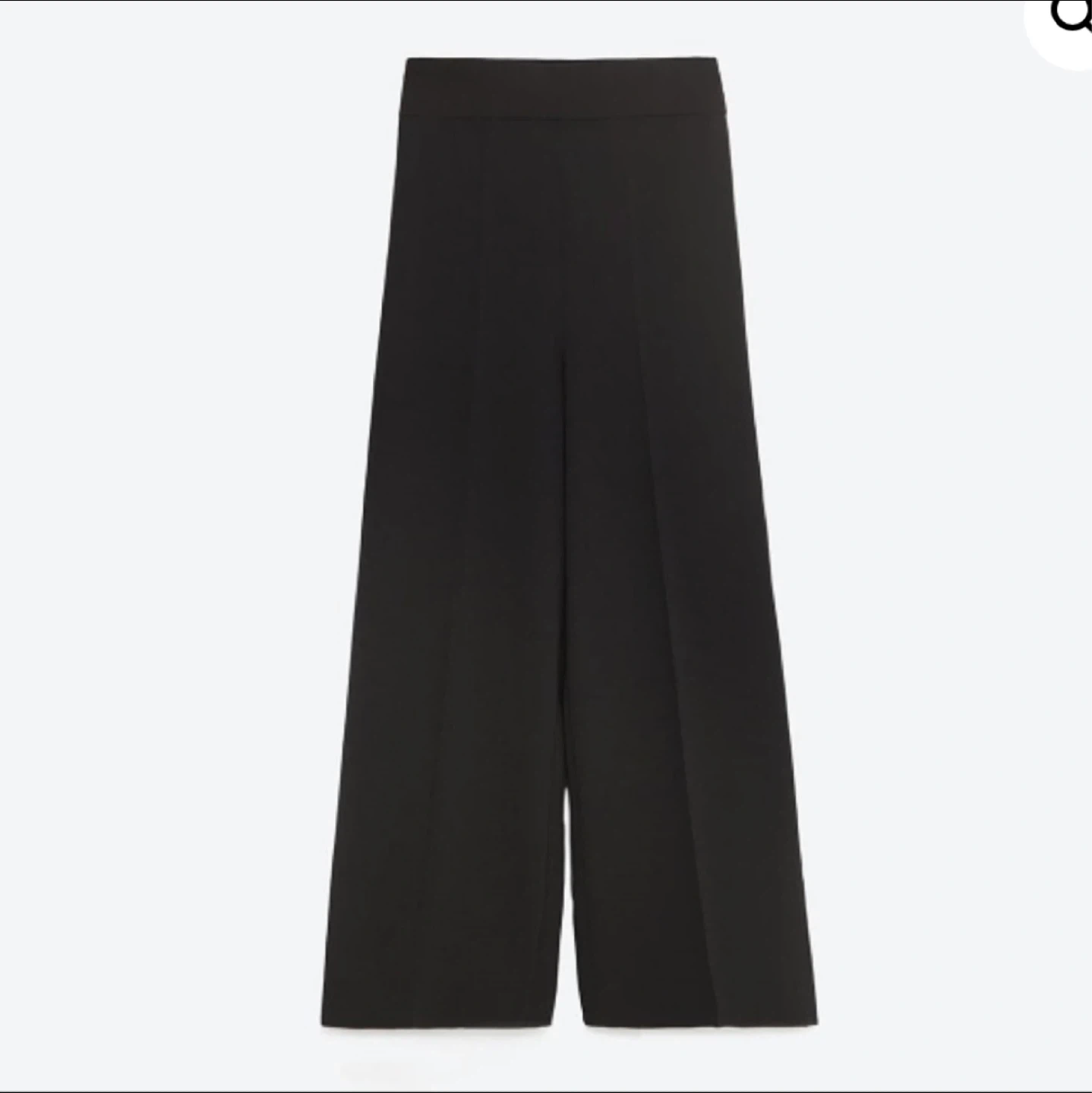 Zara high-waisted wide leg culottes L - photo 5