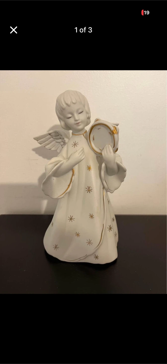 Vintage Porcelain Angel Figurine