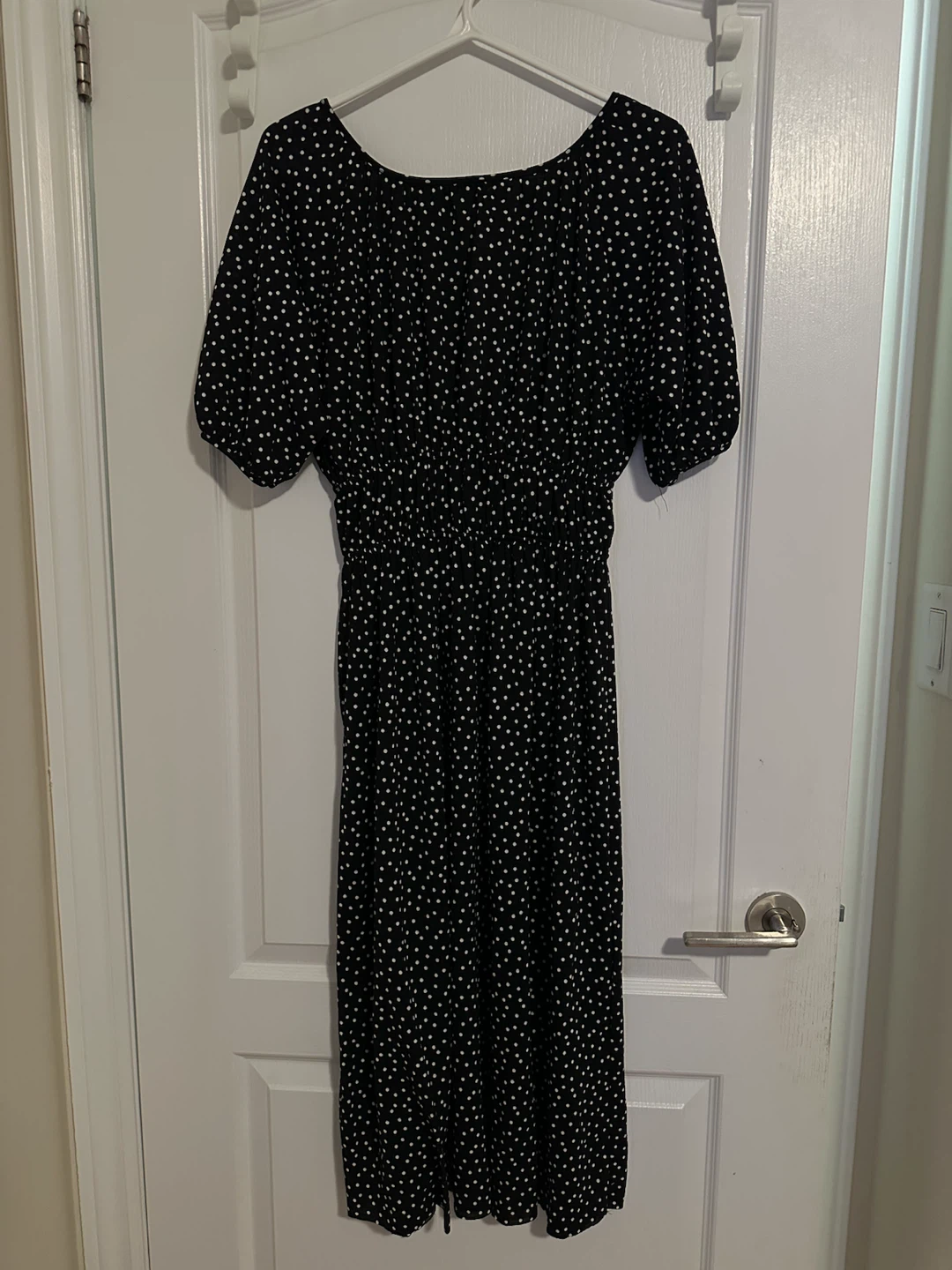 Zara Polka Dot Midi Dress