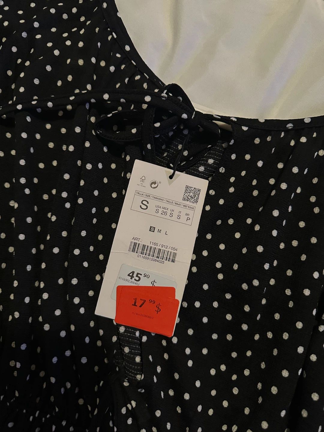 Zara Polka Dot Midi Dress - photo 5