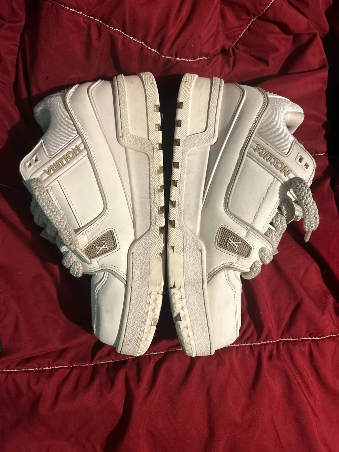 Chunky Louis Vuitton Skate Sneakers White - Size 10 - photo 3