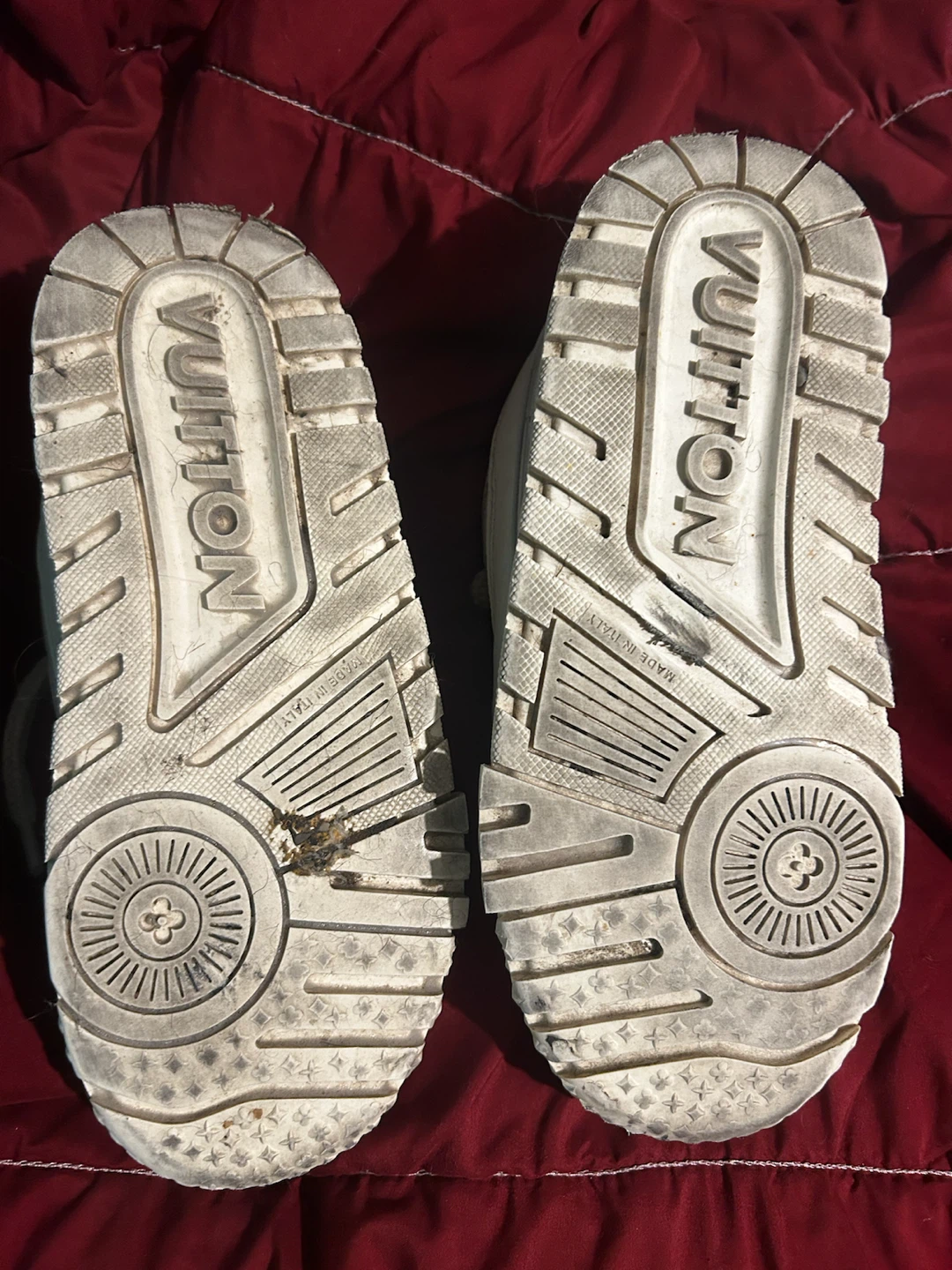 Chunky Louis Vuitton Skate Sneakers White - Size 10 - photo 4