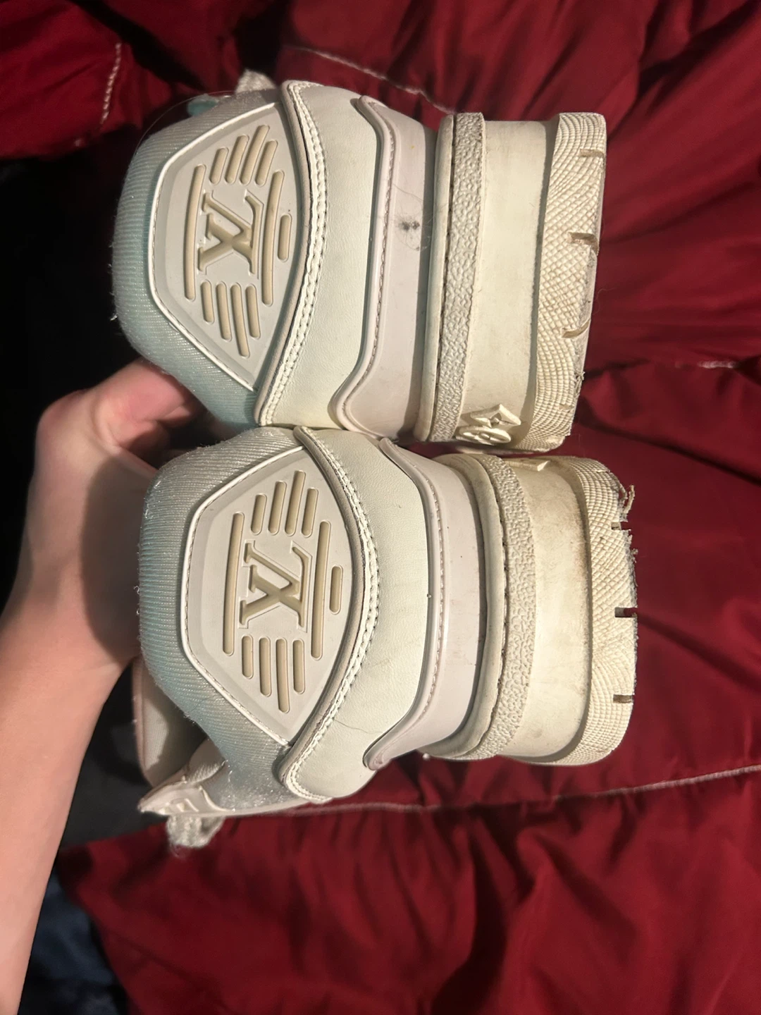 Chunky Louis Vuitton Skate Sneakers White - Size 10 - photo 5
