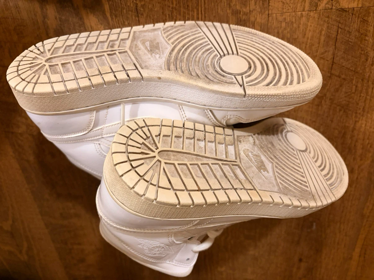 Nike Air Jordan 1 White Shoes - photo 5