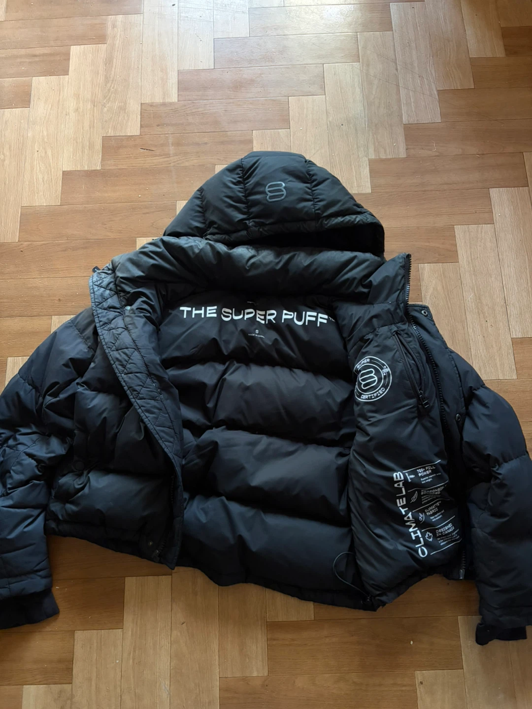 Aritzia The Super Puff Jacket - Black Size Small