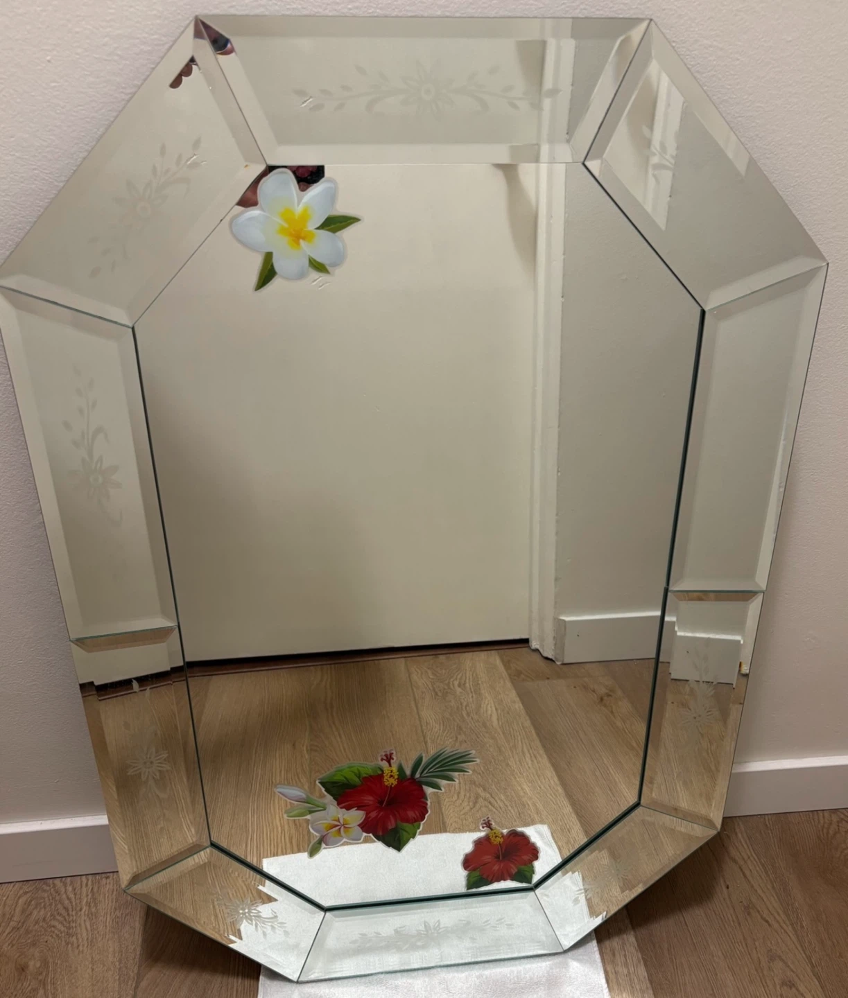 Vintage La Verrerie Walker Mirror