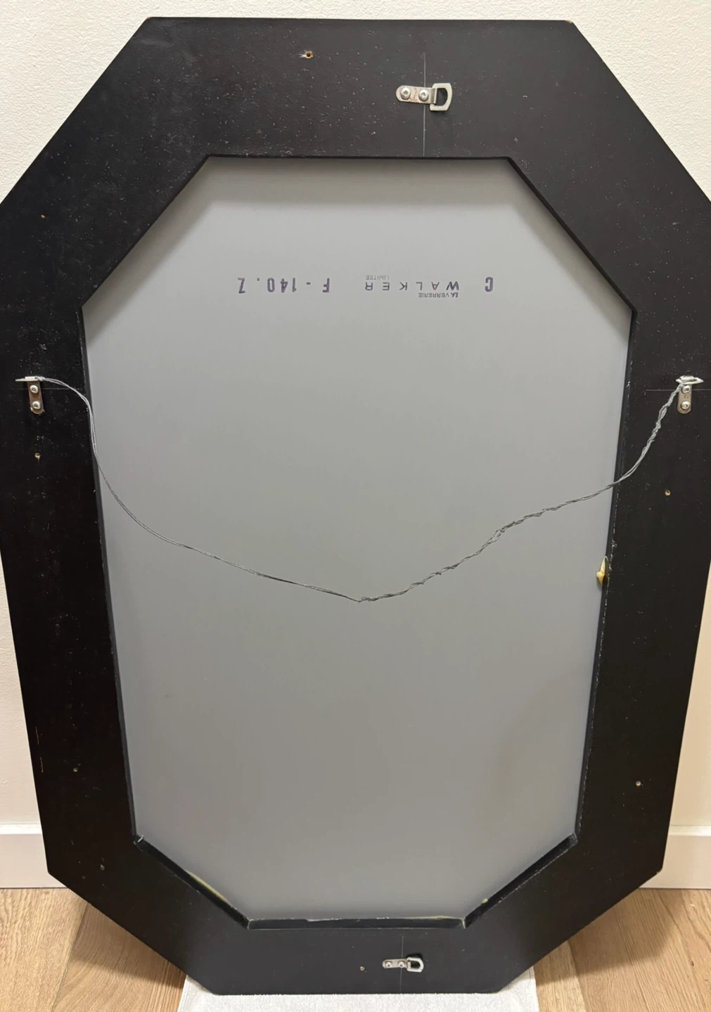 Vintage La Verrerie Walker Mirror - photo 2